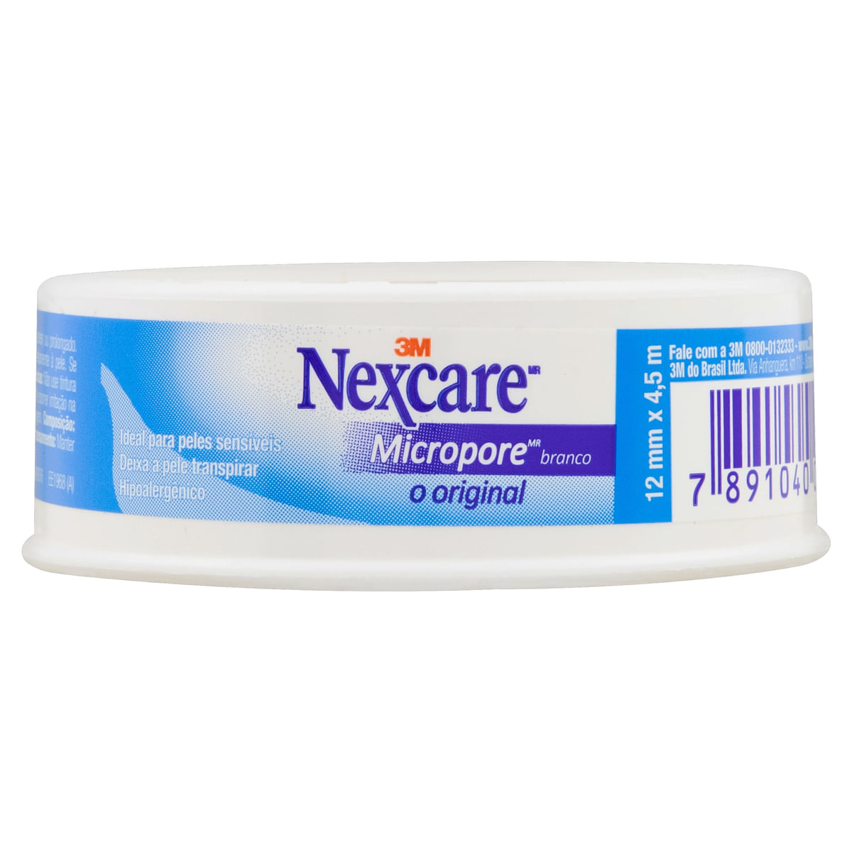 Fita Micropore Branca Nexcare 12mm x 4,5m