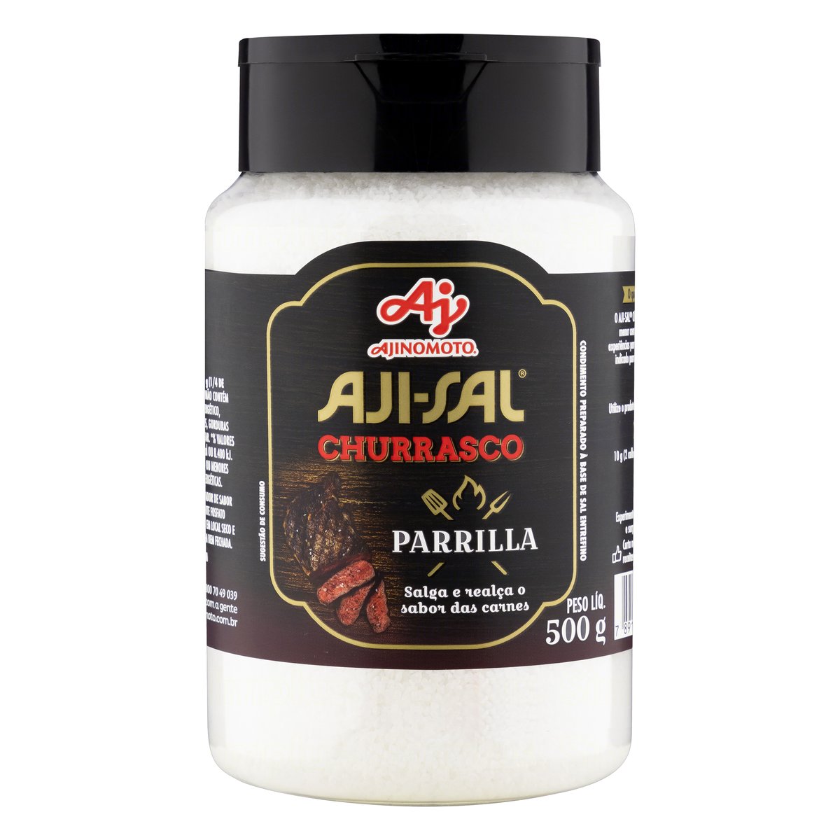 Sal de Parrilla para Churrasco Aji-Sal Frasco 500 g