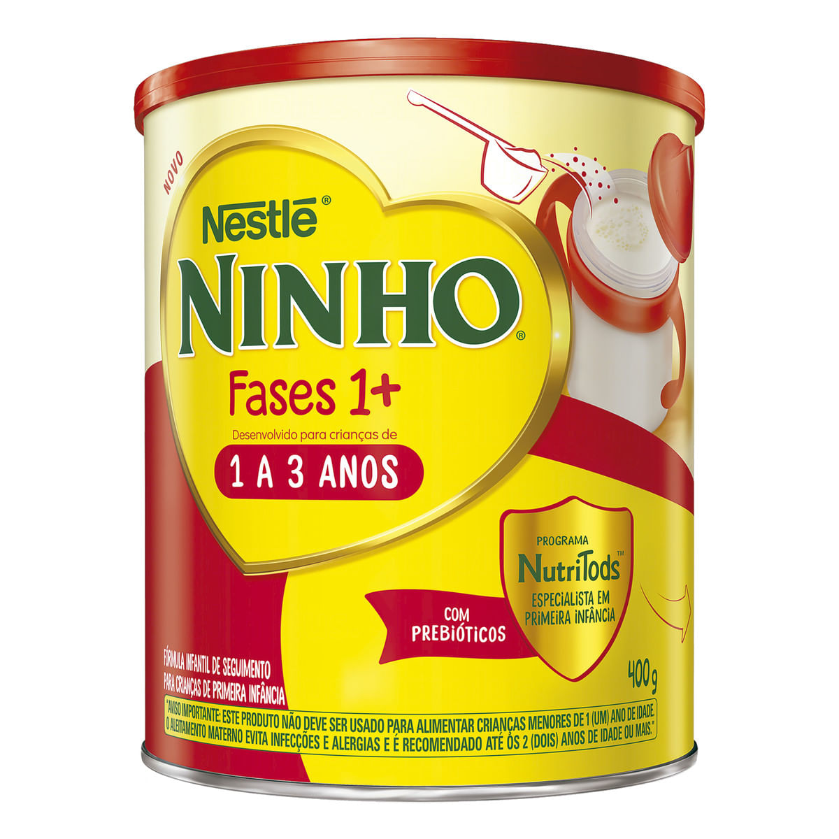 Fórmula Infantil de primeira infância Ninho Fases 1+ 400g