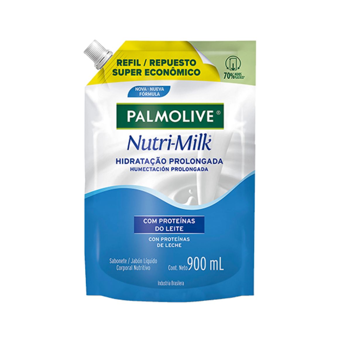 Sabonete Liquido Nutrimilk Refil Palmolive 900 ml