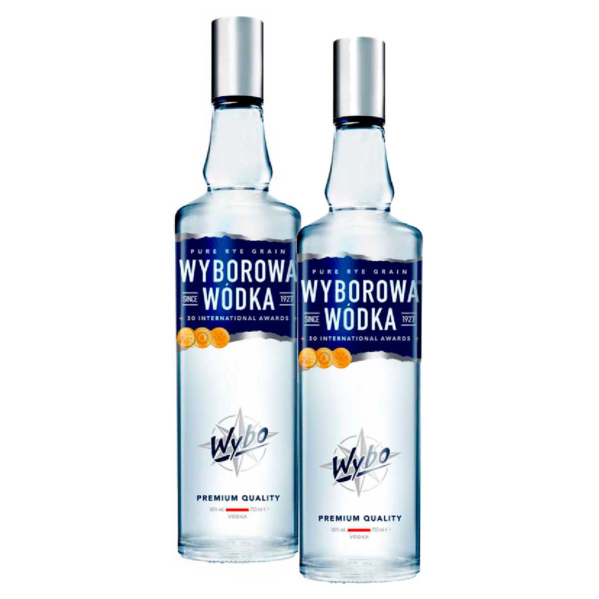 Vodka Wyborowa 750ml - 2 Unidades