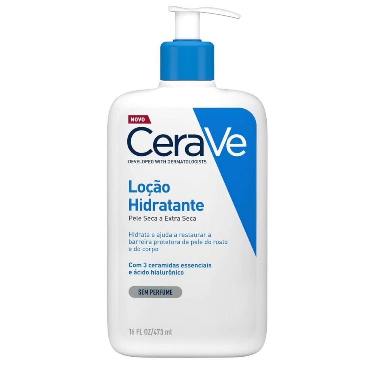 Loção Hidrante Corporal Hidratação 24H Pele Seca e Extra Seca Cerave Frasco 437 ml