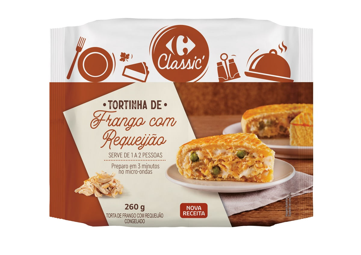 Torta Carrefour de Frango com Requeijão 260g