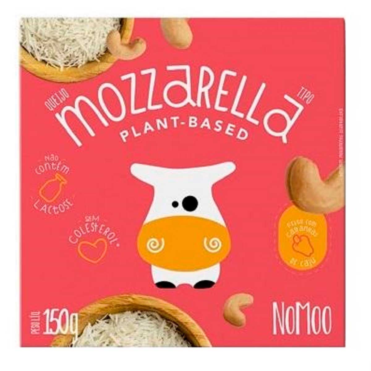 Queijo Mozzarella Ralada Vegano Nomoo 150g