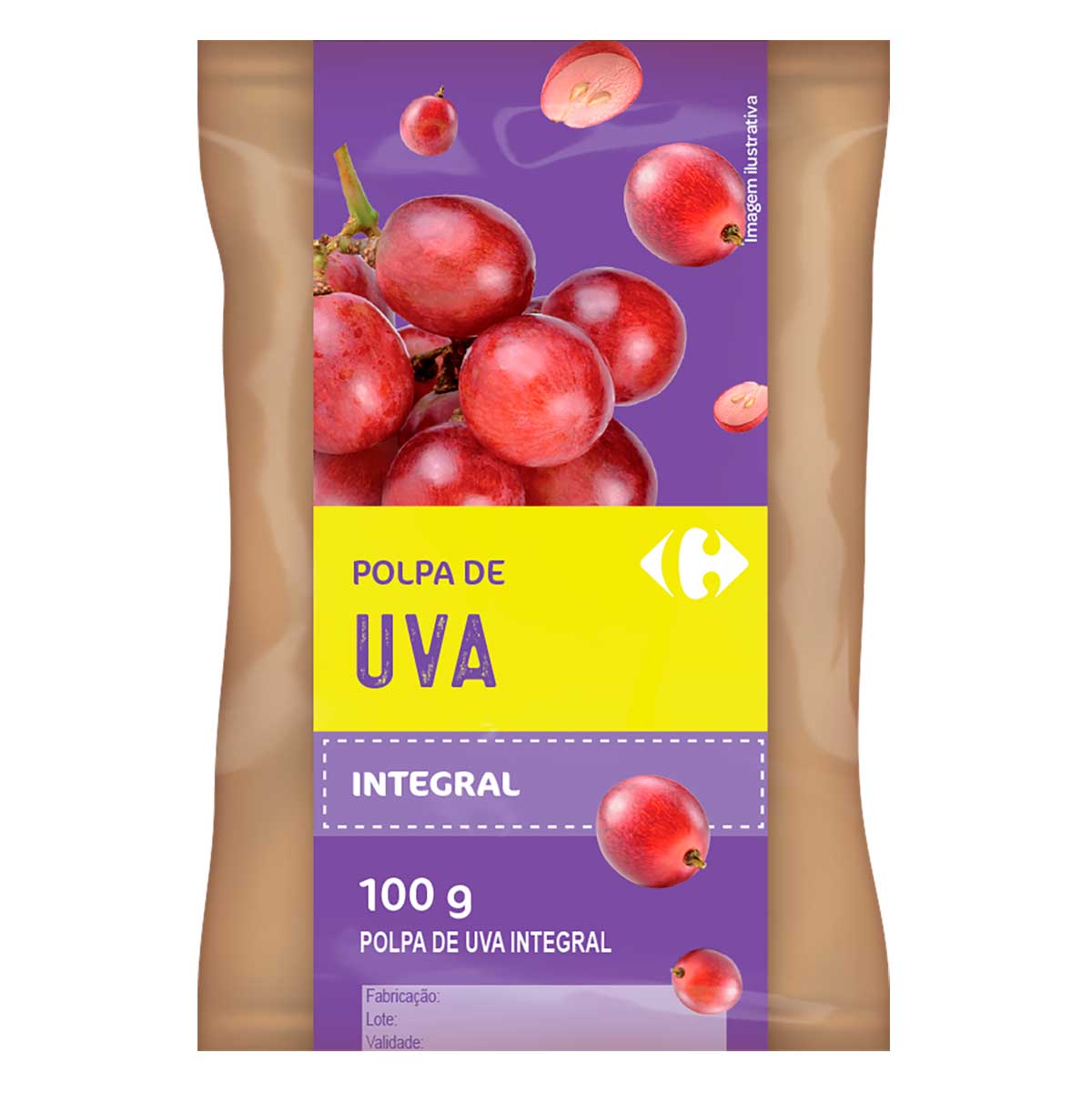 Polpa de Uva Carrefour 100g