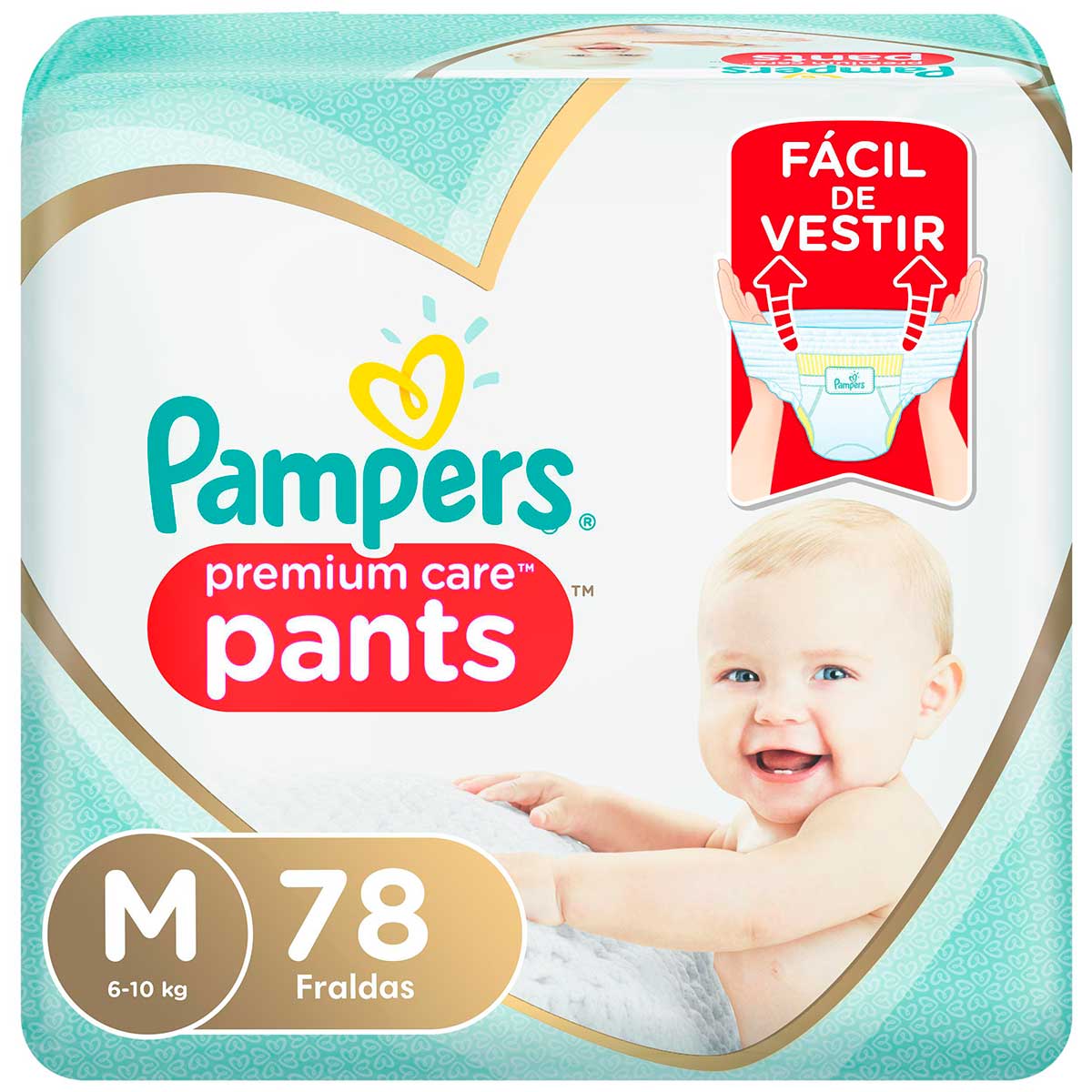 Fralda Pampers Pants Premium Care M