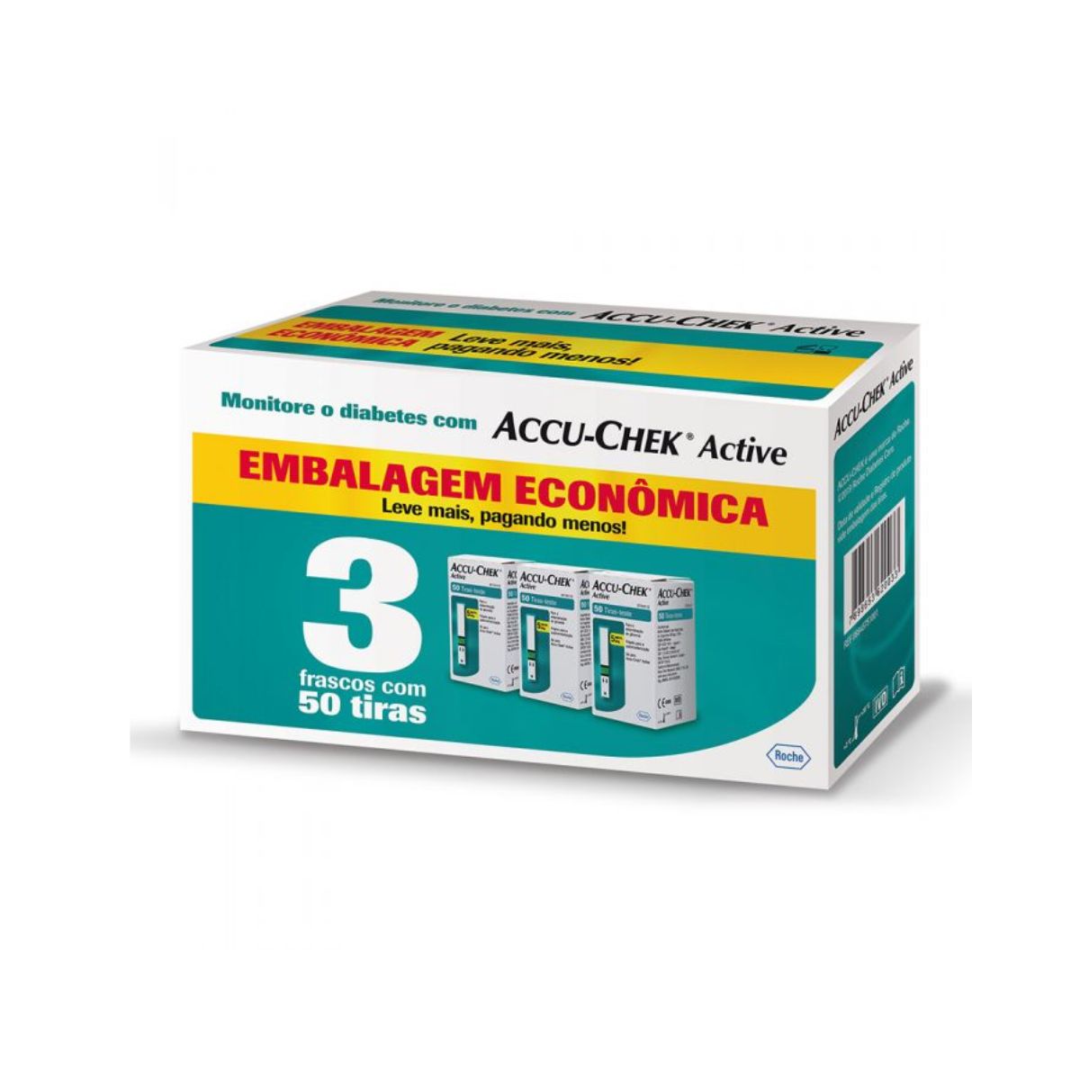 Accu-chek Active Com Combo Econômico 3x50 Unidades