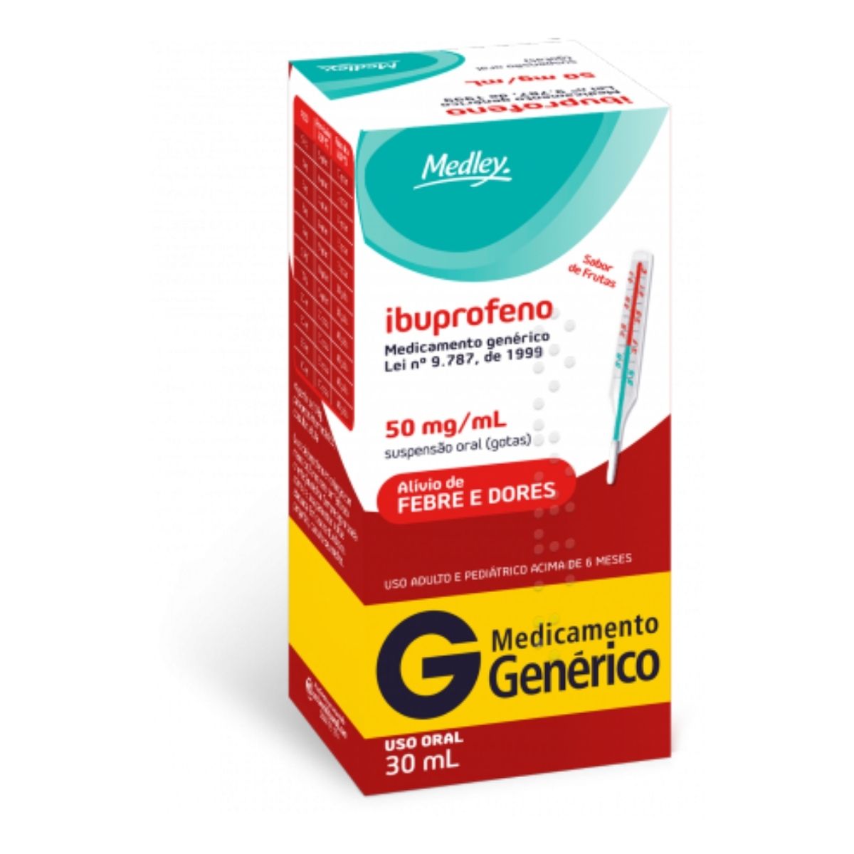Anti-inflamatório Ibuprofeno Medley Genérico em Gotas 30ml