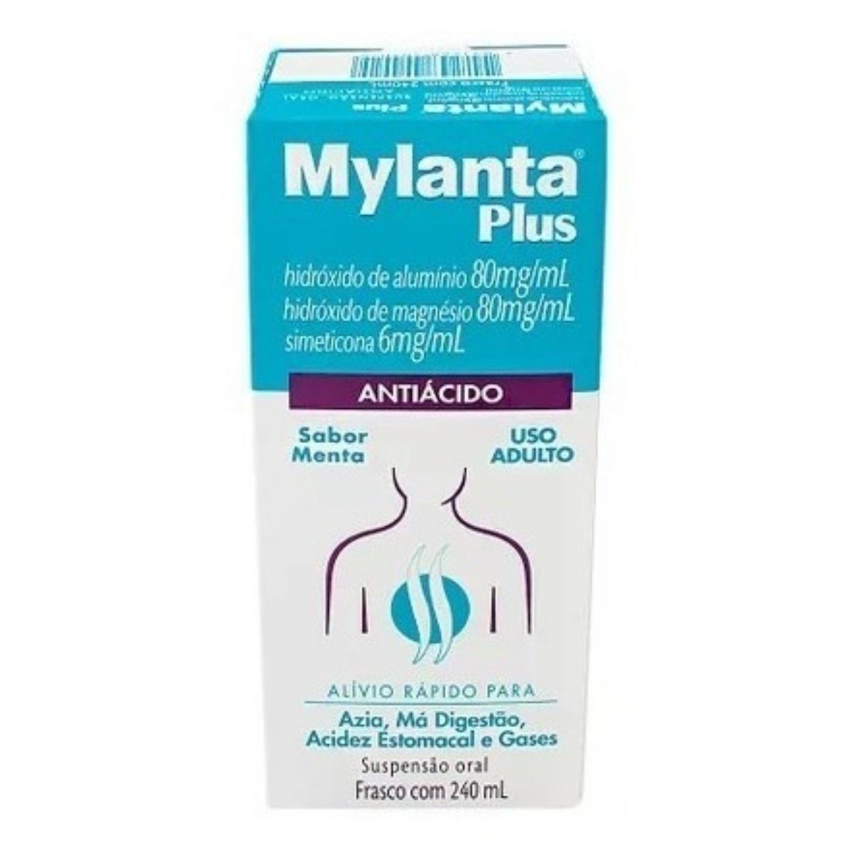 Mylanta Liquido Sabor Menta Frasco 240 ml