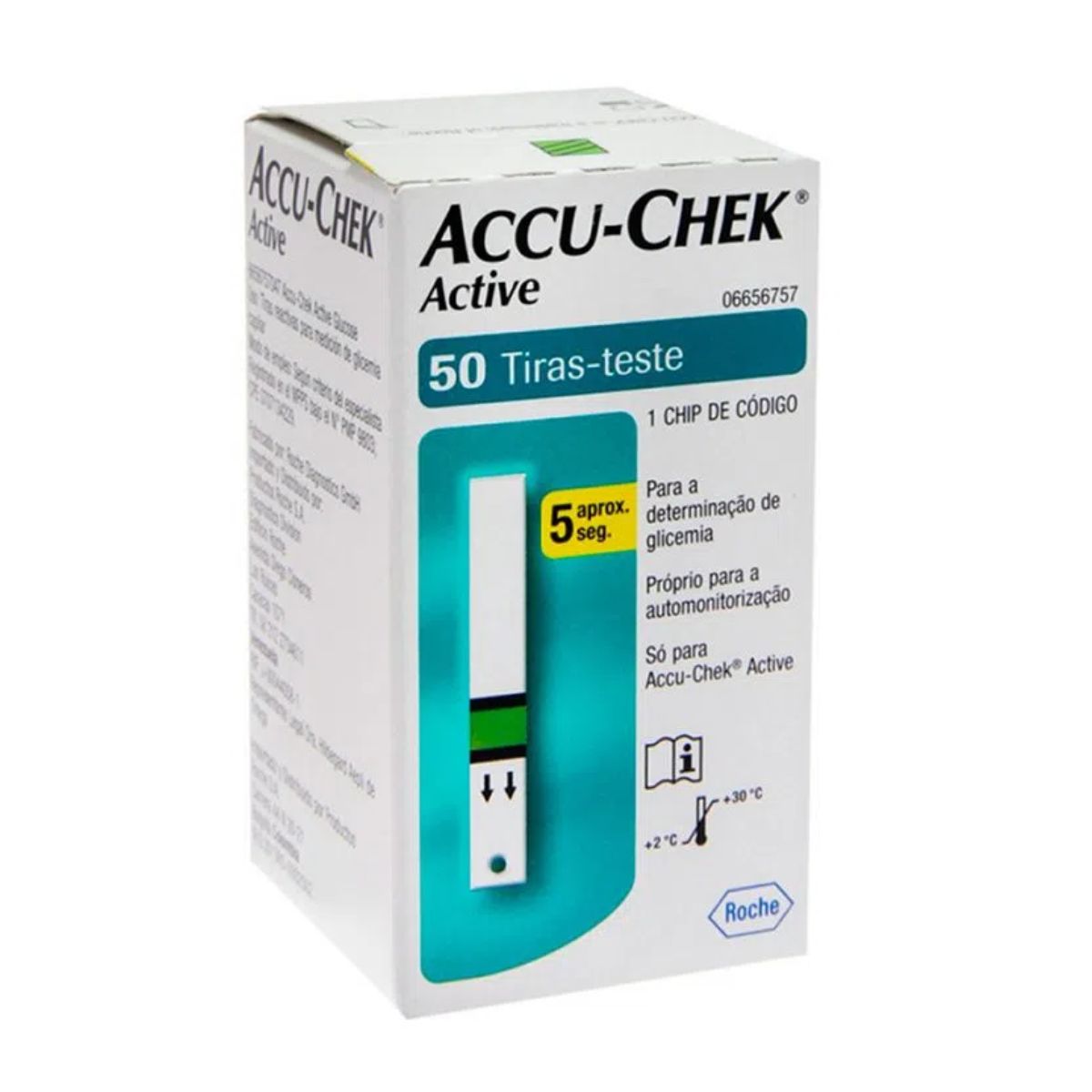 Tiras Accu-chek Active Controle de Glicemia 50 Unidades