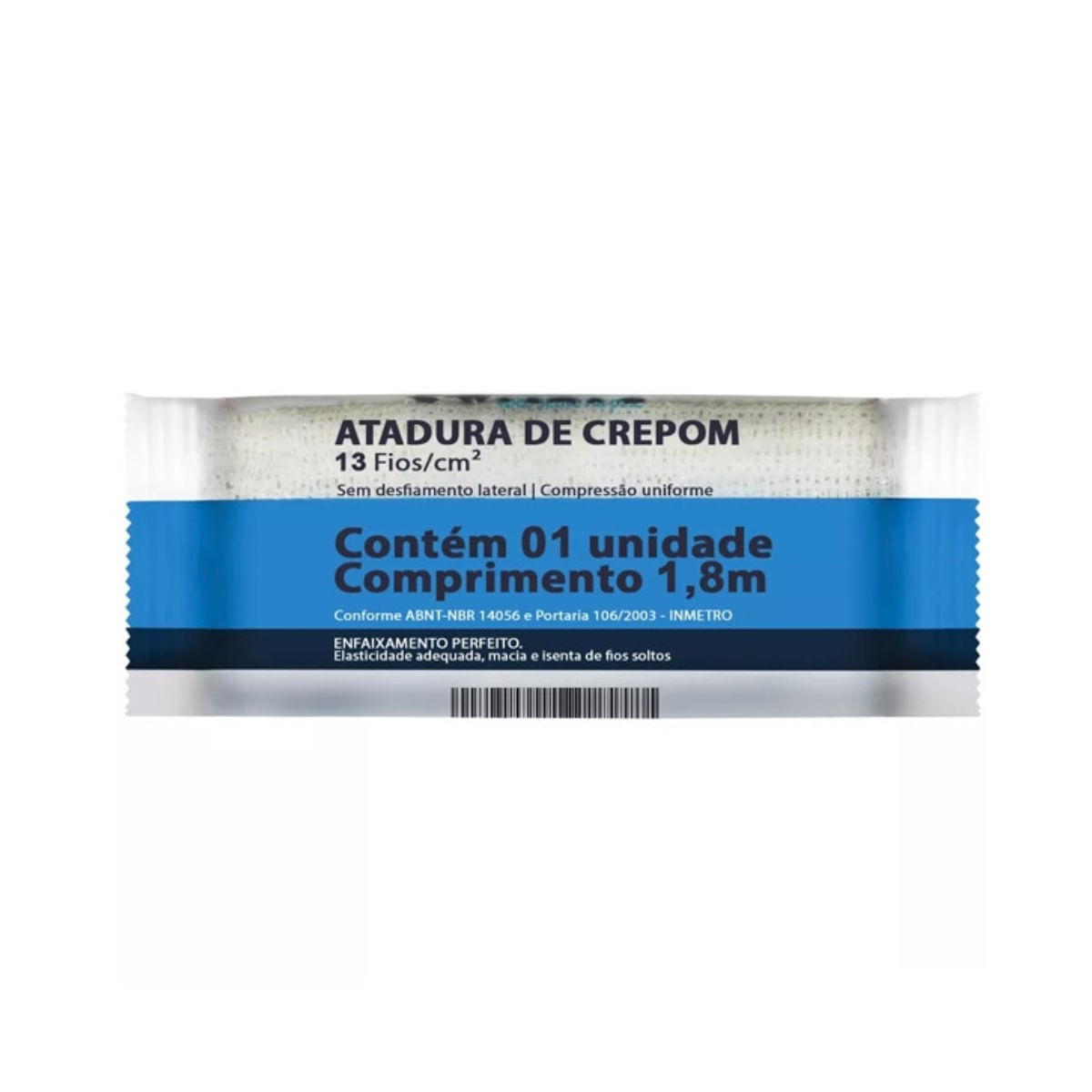 Atadura de Crepom 8cm x 1,8m Neve