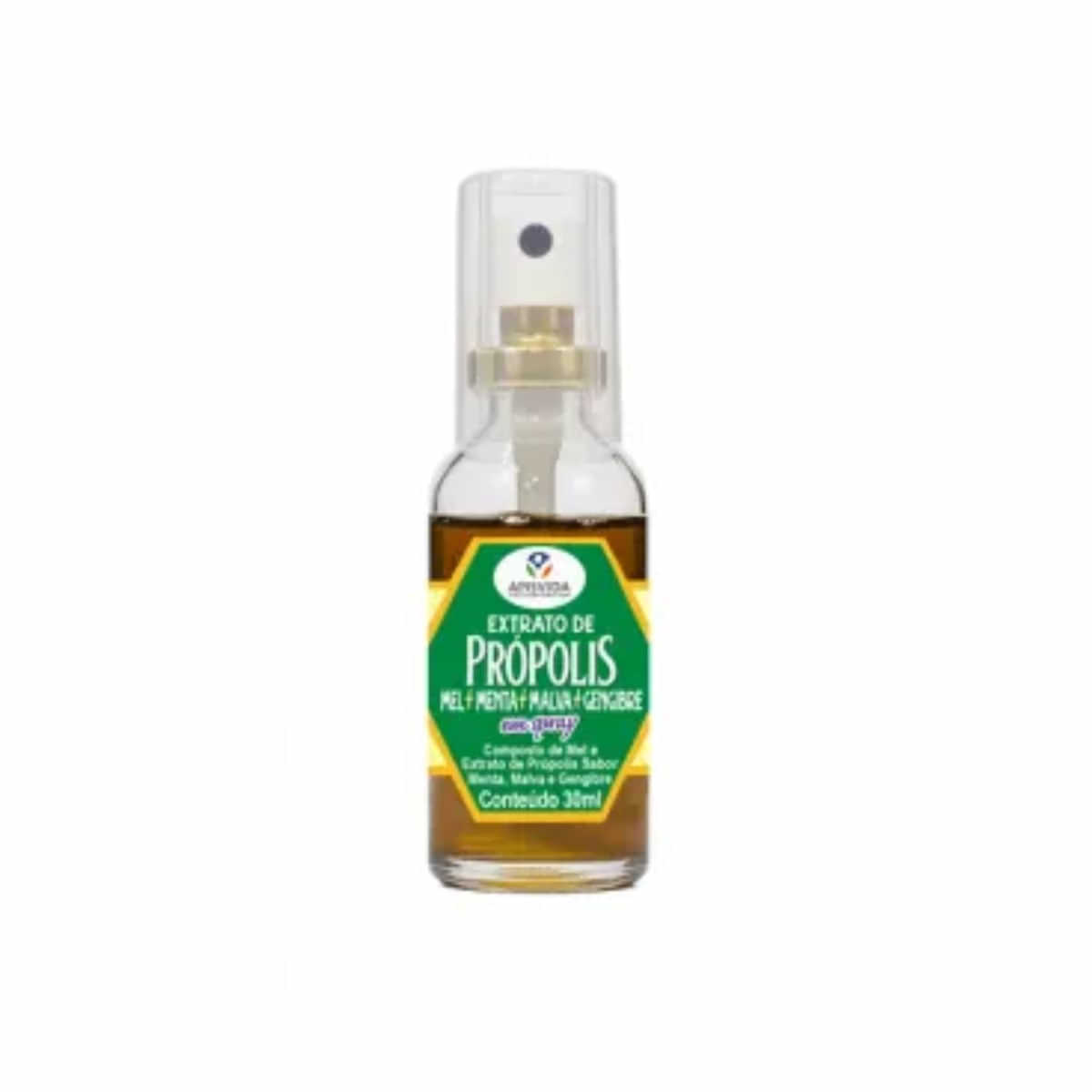 Spray Extrato de Própolis com Mel e Gengibre Apis Vida 30ml