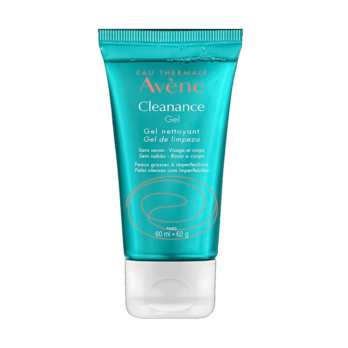 Gel Para Limpeza Facial Avène Cleanance 60ml