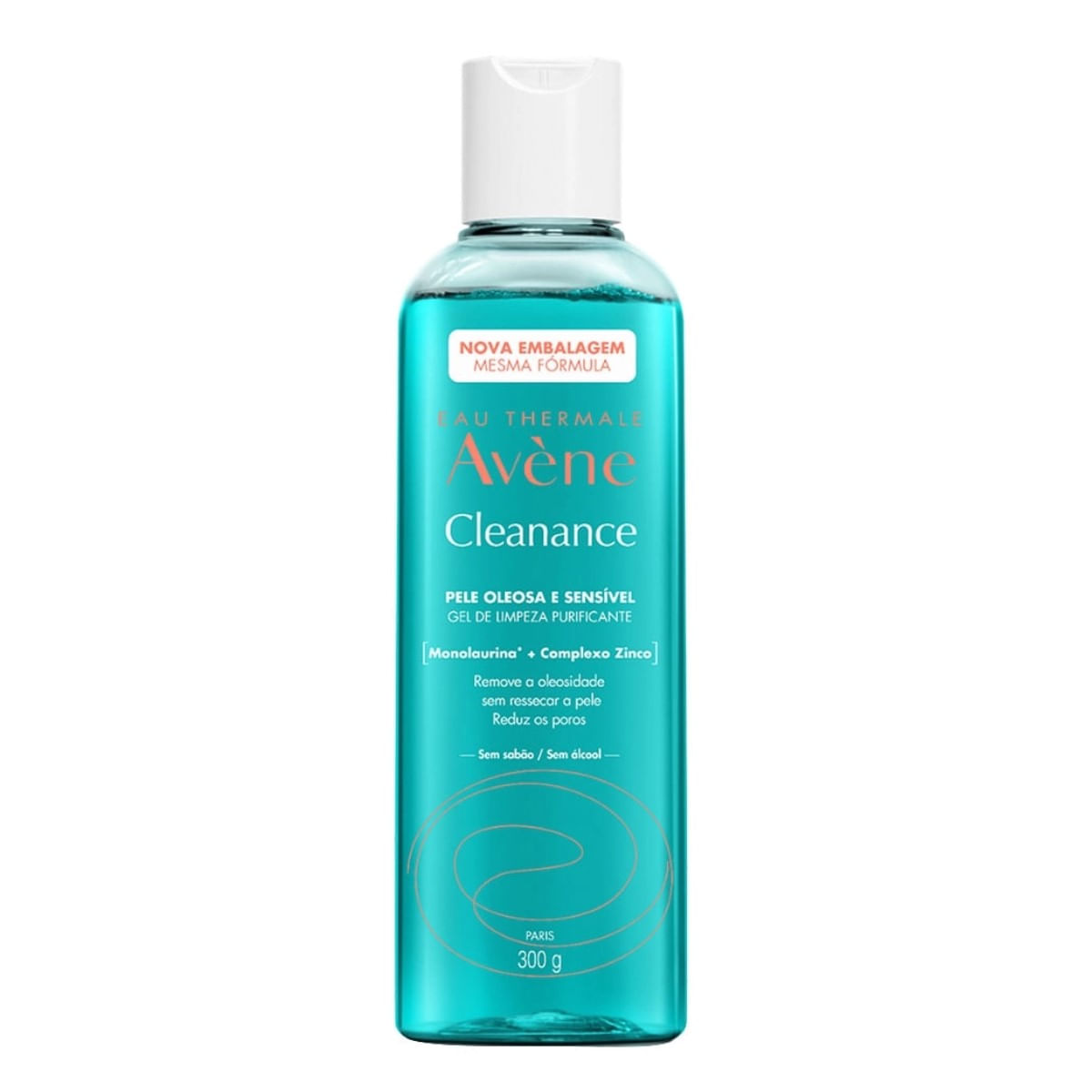 Gel Para Limpeza Facial Avène Cleanance 300ml