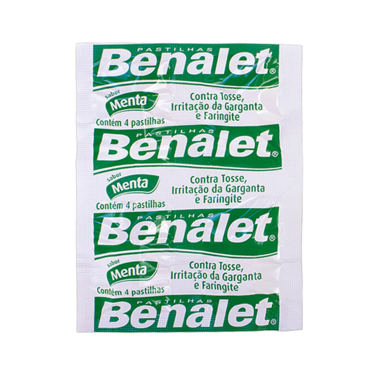 Patilha Antigripal de Bolso Menta Benalet 4un
