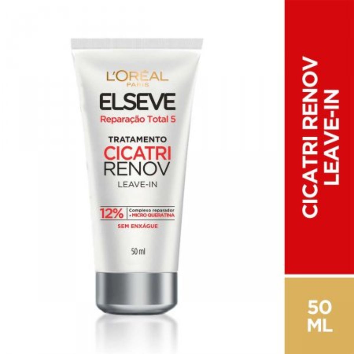 Creme de Tratamento para Cabelo Elseve Reparação Total 5+ Cicatri Renov 50ml