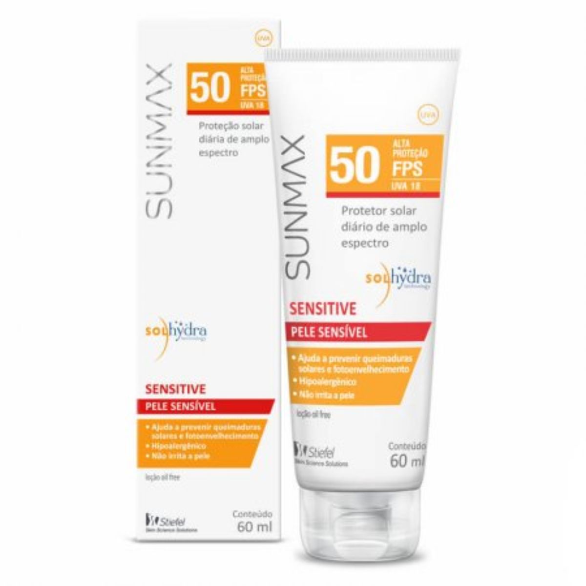 Protetor Solar Corporal Sunmax Sensitive FPS50 Com 60ml