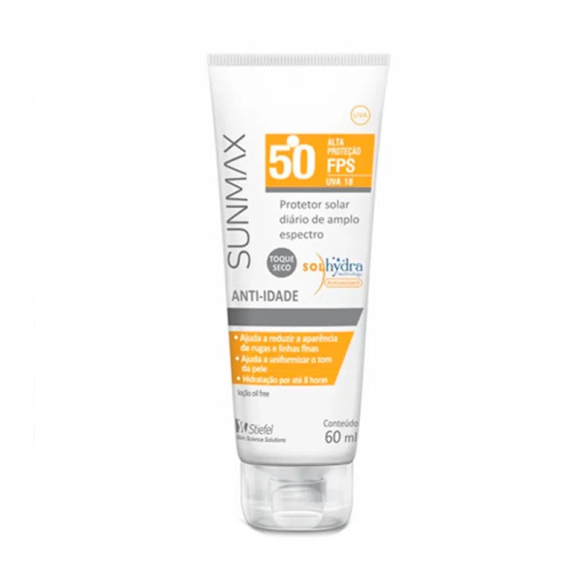 Protetor Solar Facial Sunmax - Anti-idade FPS50 Com 60 ml