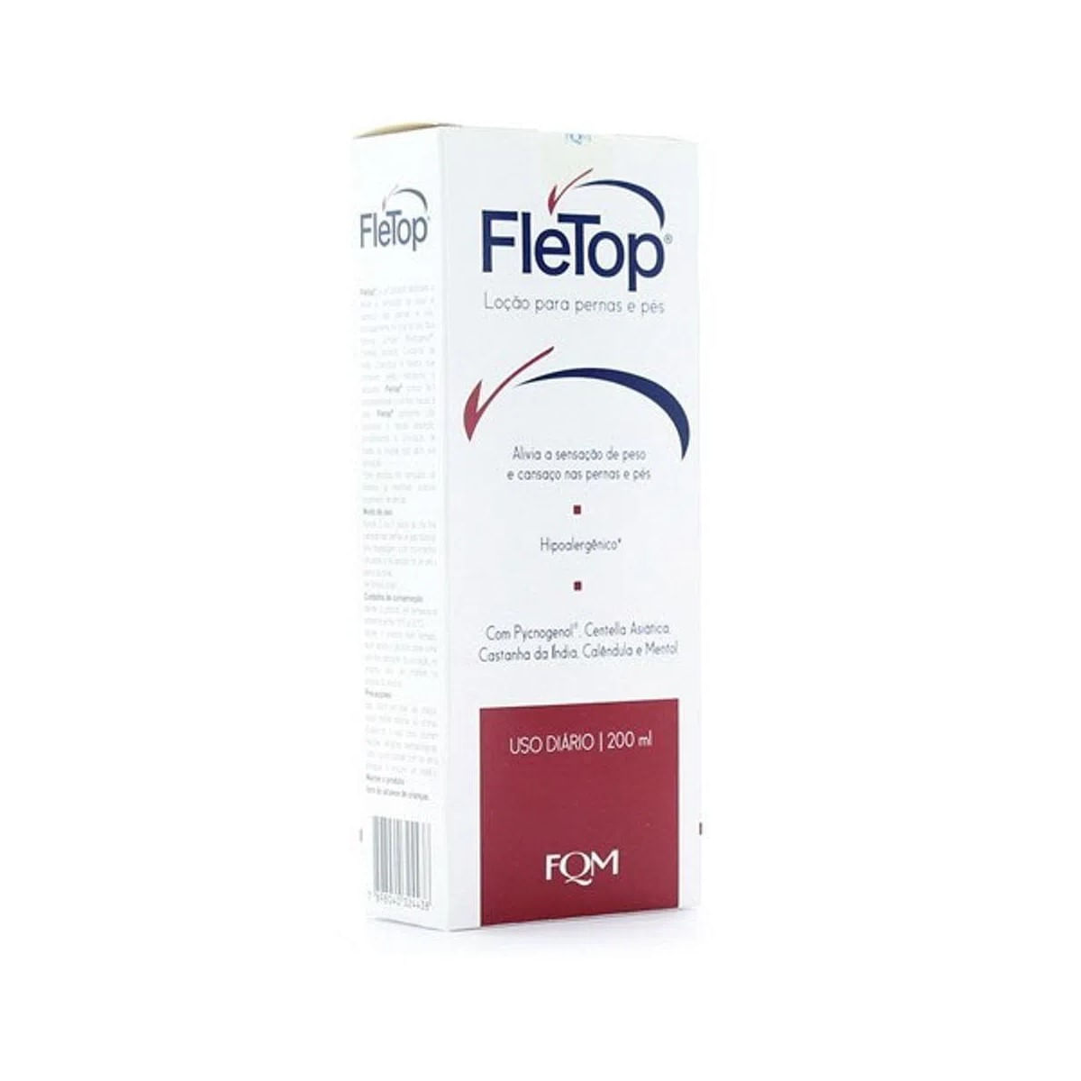 Loção Para Pernas e Pés Fletop 200ml