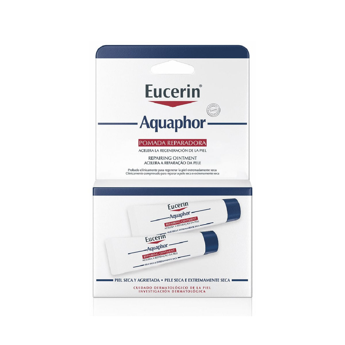 Kit Pomada Reparadora Aquaphor Pele Sensível Eucerin 2 Unidades 55ml
