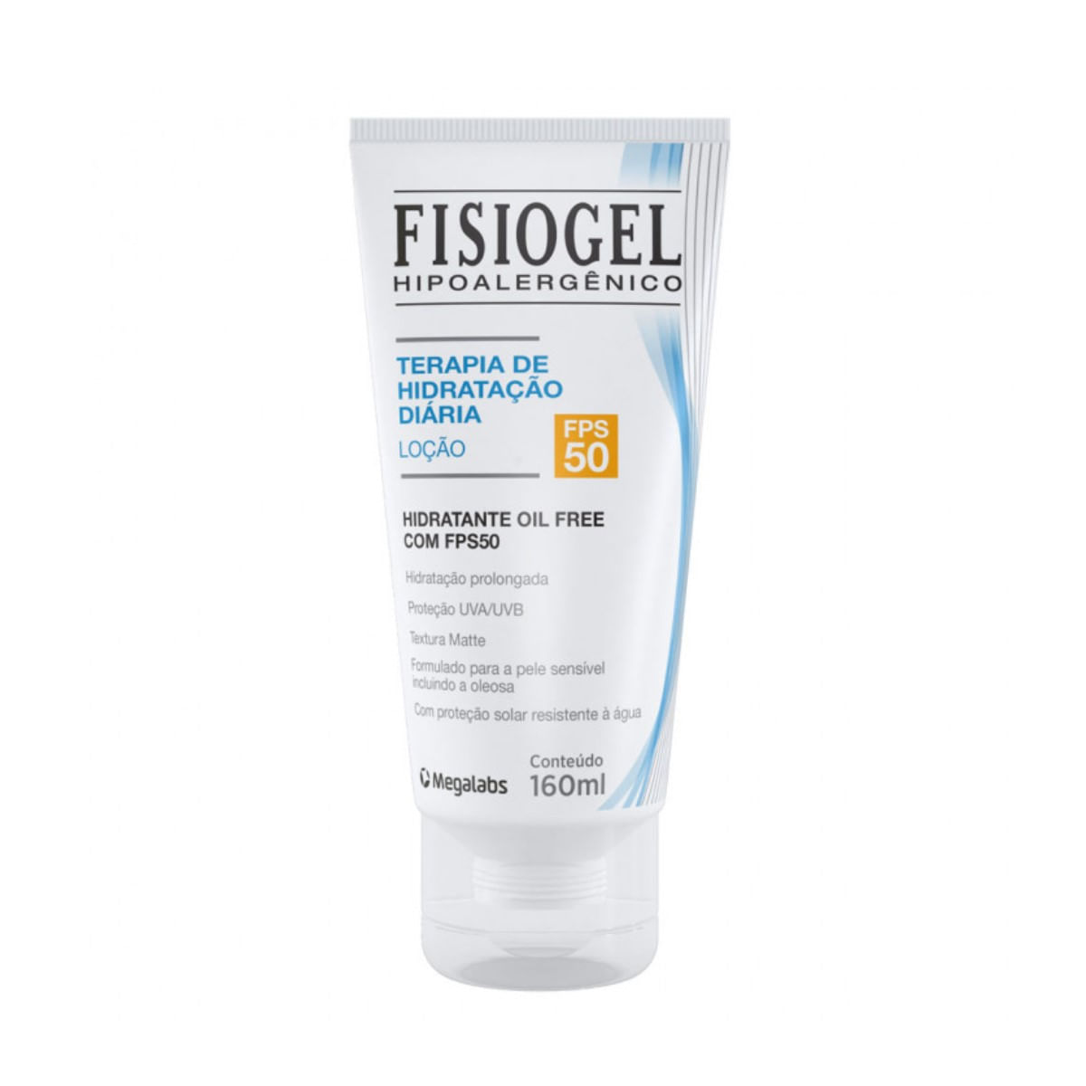 Loção Hidratante Oil Free FPS50 Fisiogel 160ml