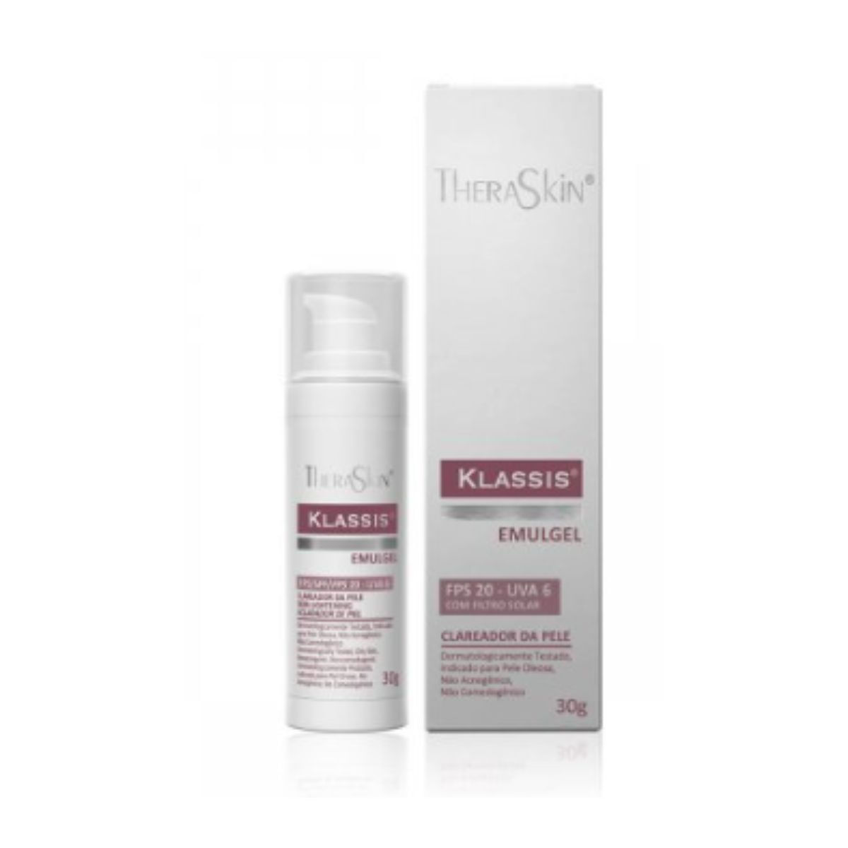 Emulgel Clareador da Pele Klassis Theraskin com 30 g