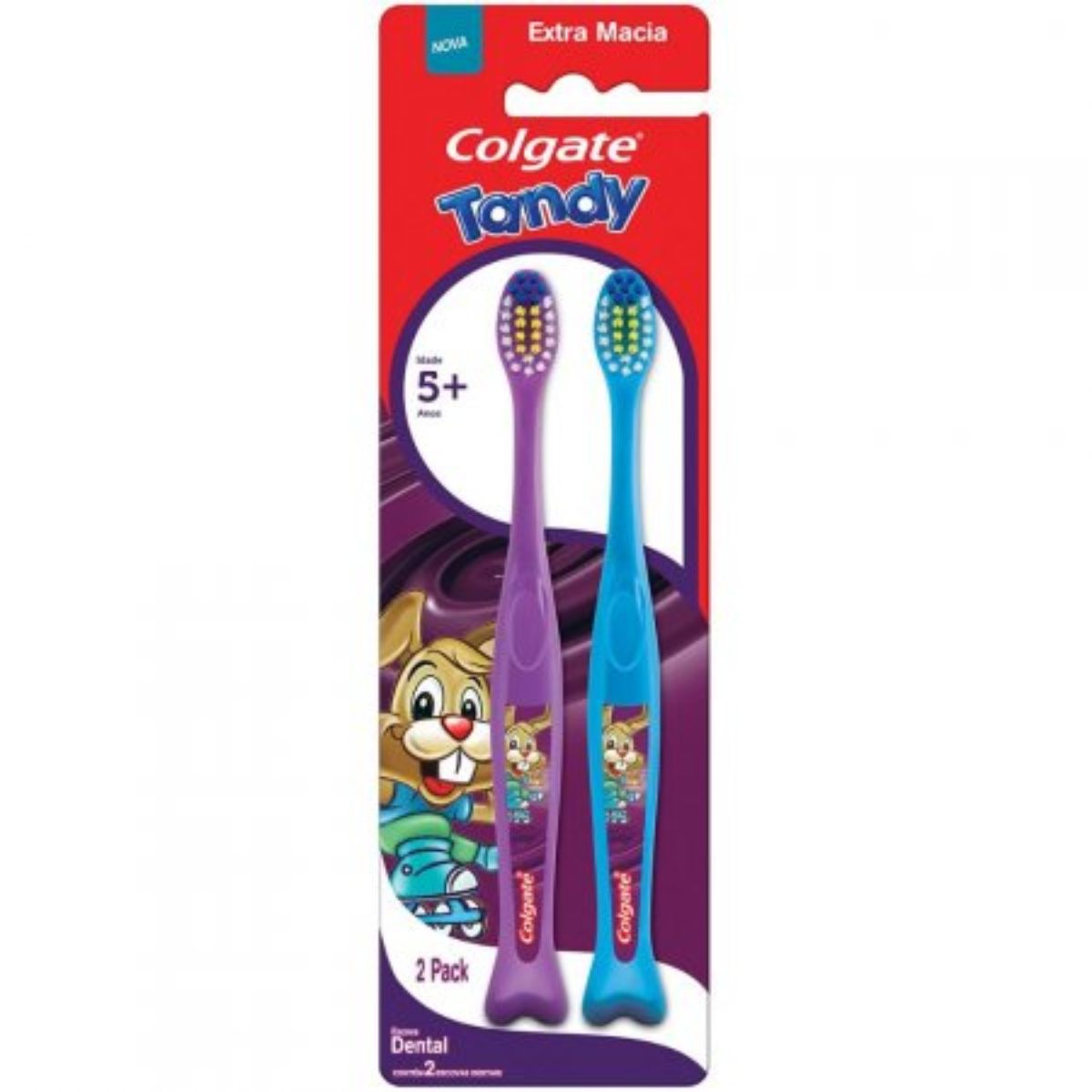 Escova de Dentes Infantil Colgate Tandy Com 2 Unidades