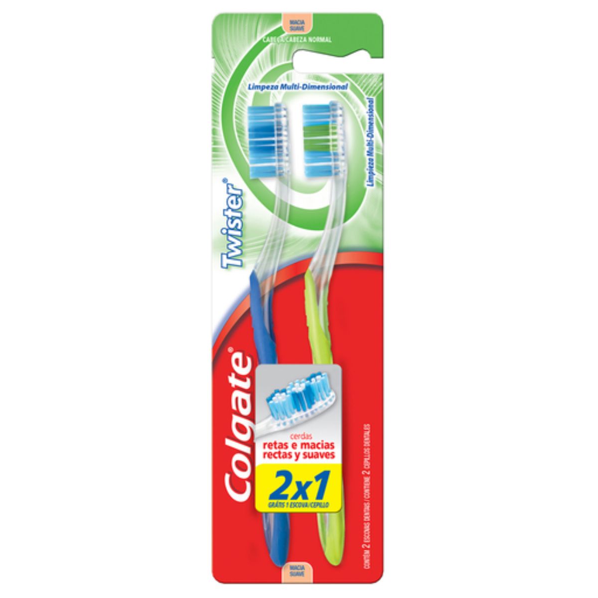 Escova de Dente Colgate Twister Leve 2 Pague 1