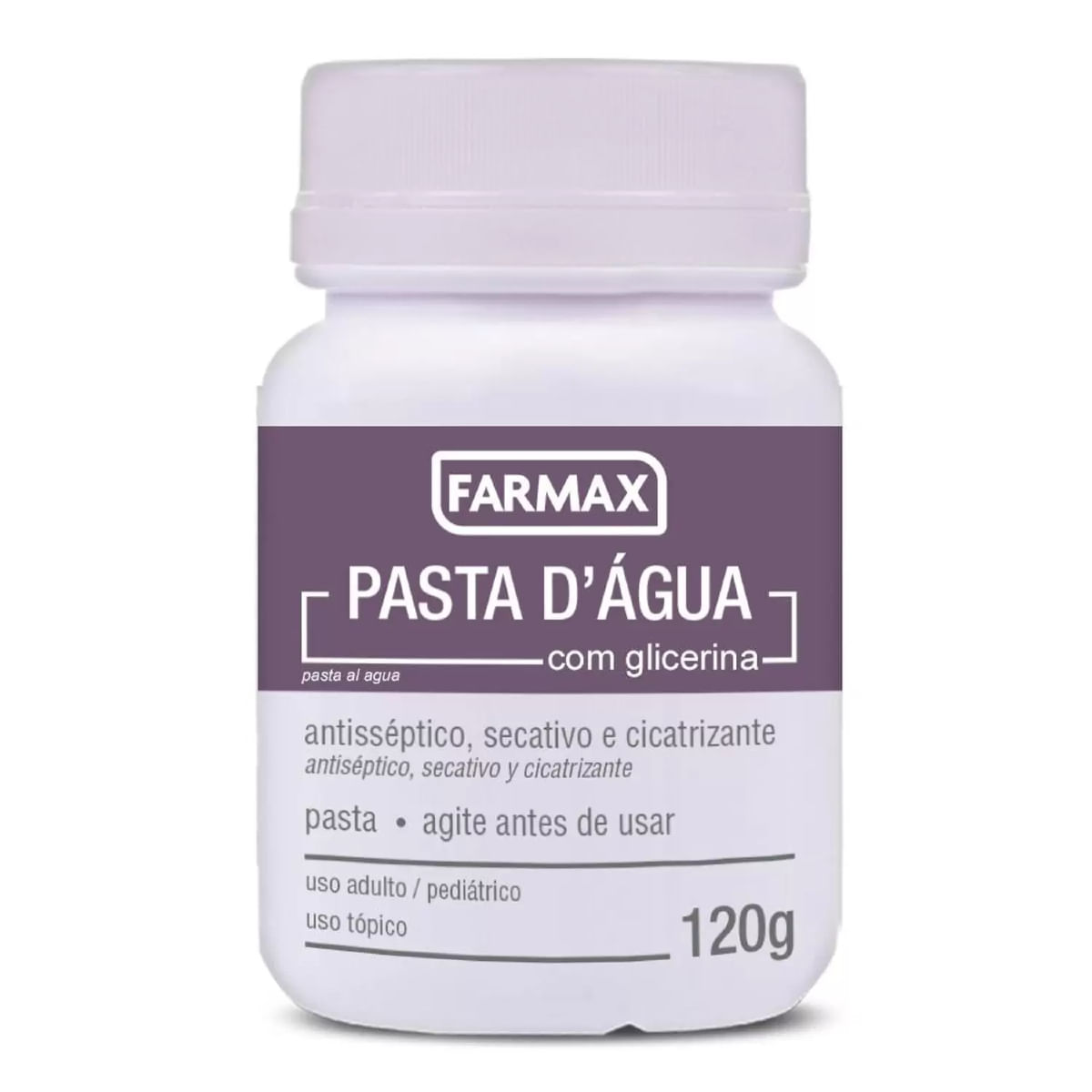 Pasta D'água Farmax 120 G