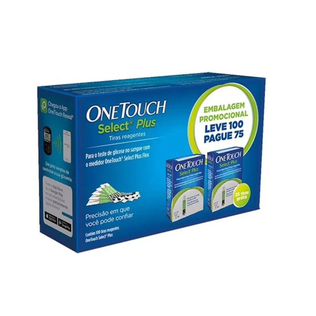 Select Plus Onetouch Leve 100 Pague 75 Tiras - Oferta Especial