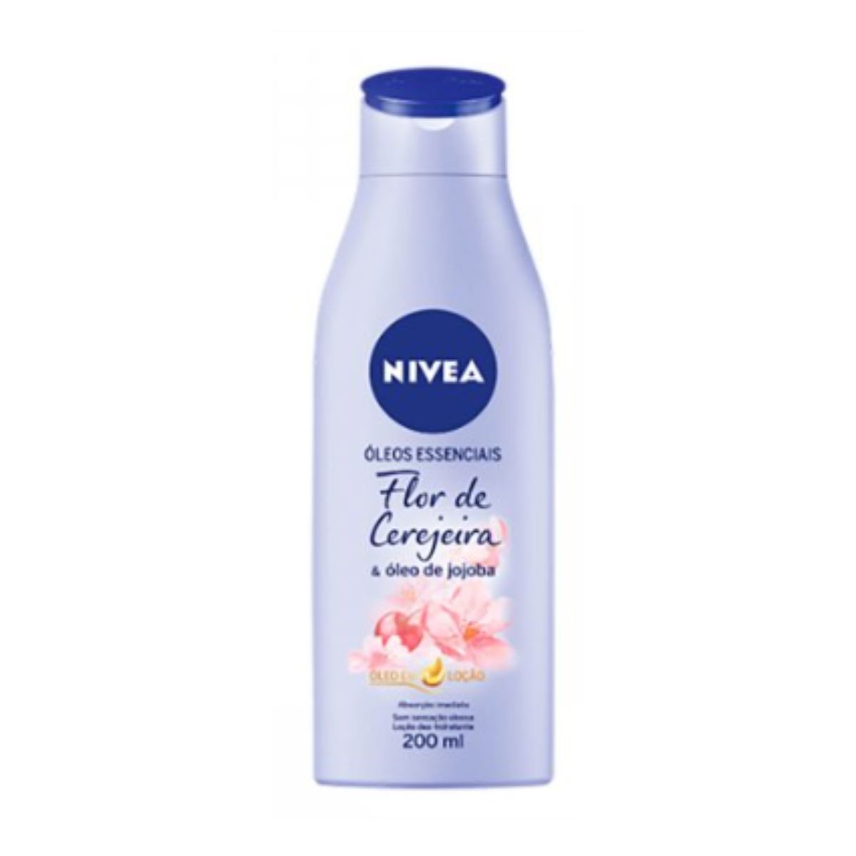 Loção Hidratante Óleos Essenciais Flor de Cerejeira & Óleo de Jojoba NIVEA 200ml