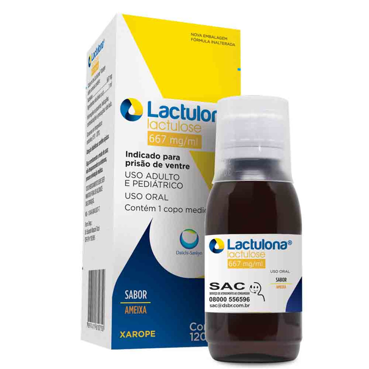 Xarope Sabor Ameixa Lactulona 120 ml