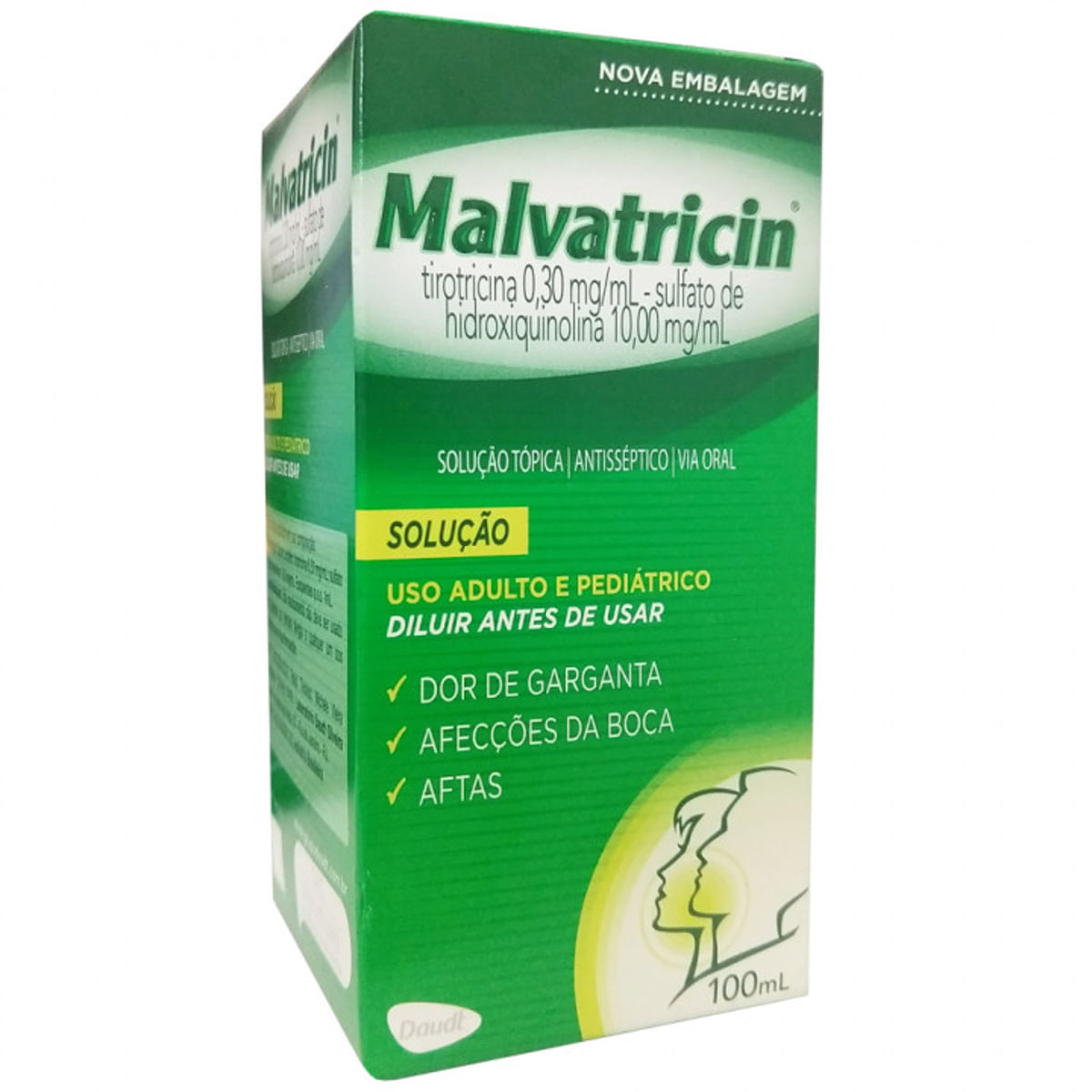 Solução Antisséptica Oral Malvatricin 100 ml