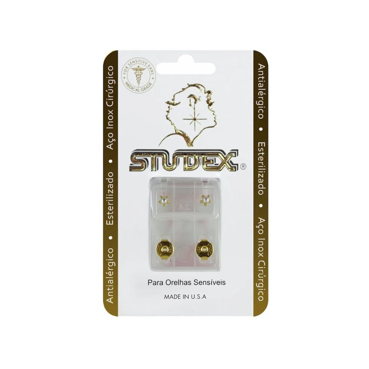 Brinco Classic Tiffany Studex Par