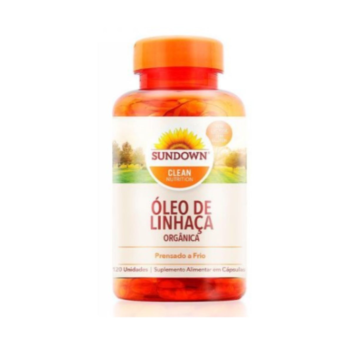 Óleo de Linhaça 1000 mg Sundown Vitaminas com 120 Cápsulas