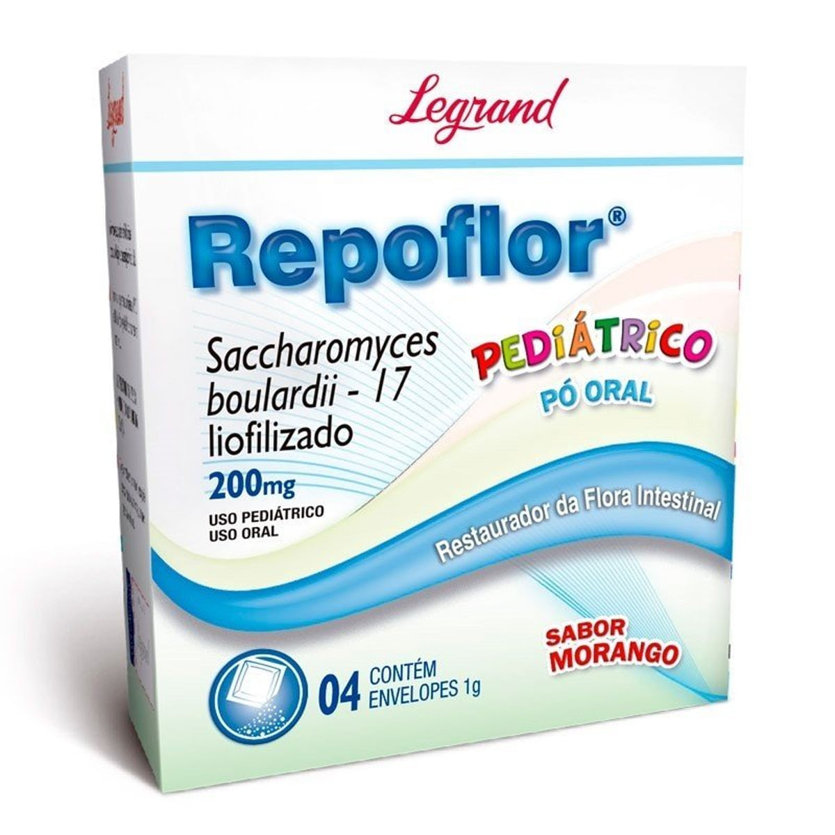 Repoflor Infantil com 4 Envelopes 1 g