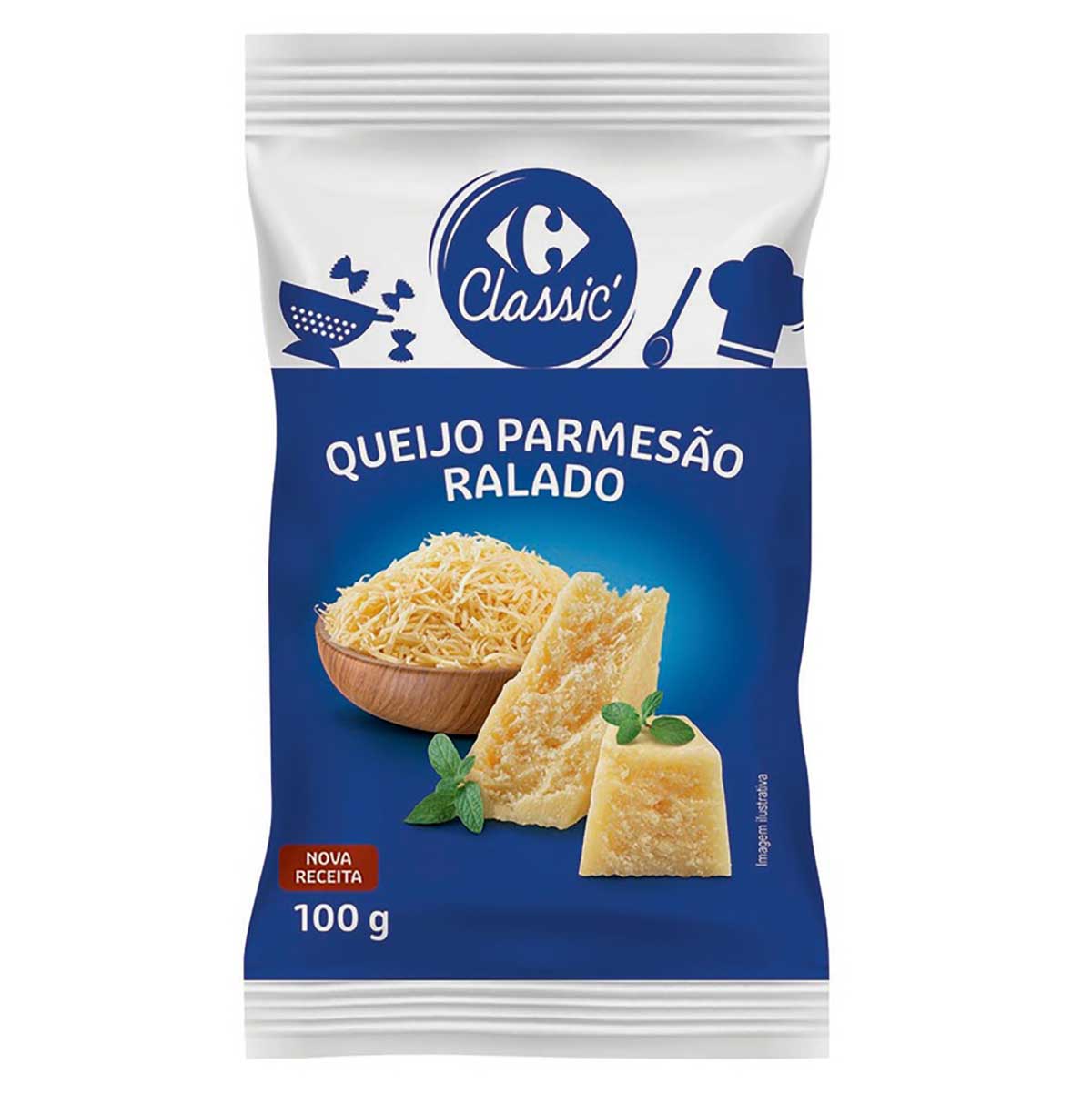 Queijo Parmesão Ralado Carrefour Classic 100g