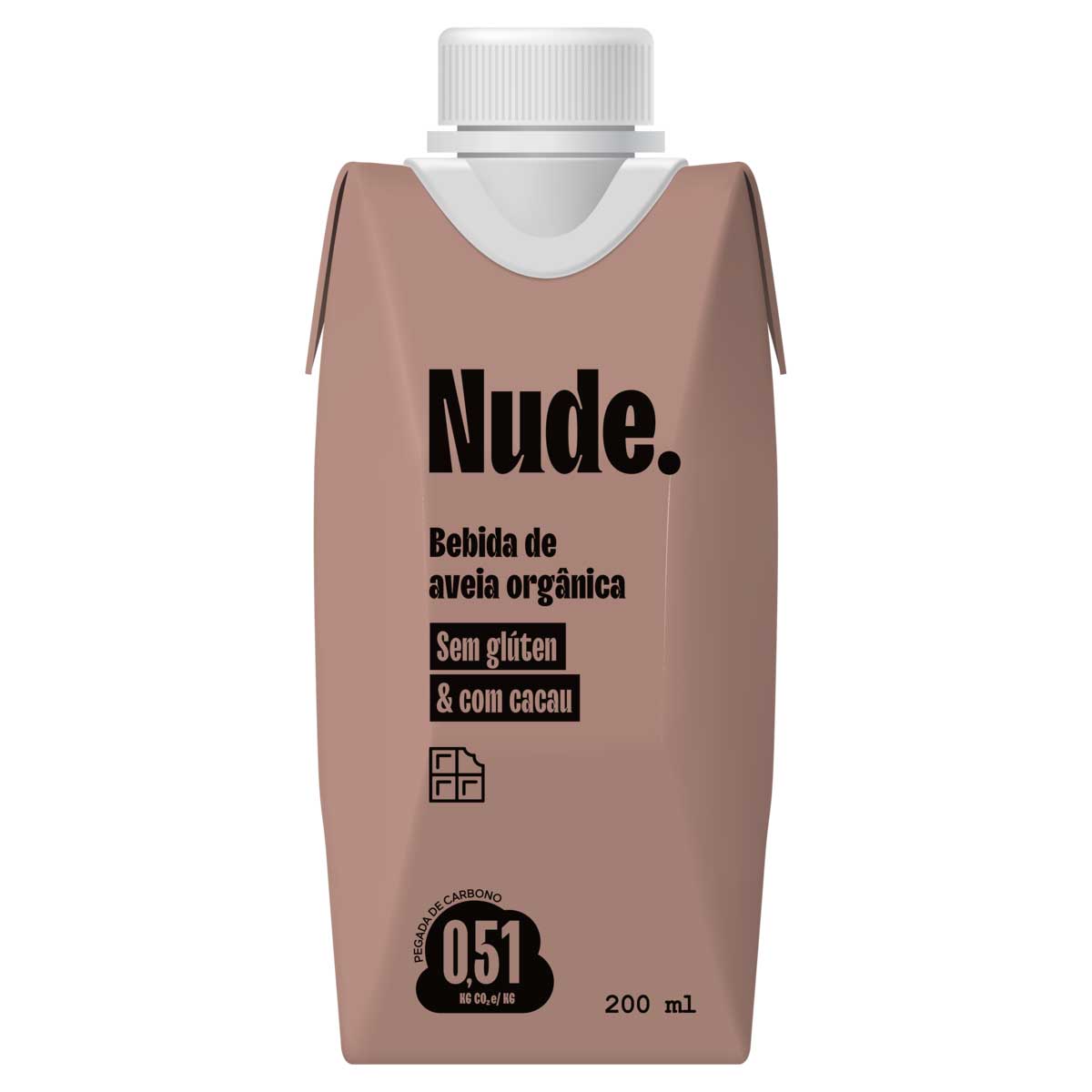 Bebida à Base de Aveia Orgânica Nude Cacau 200ml