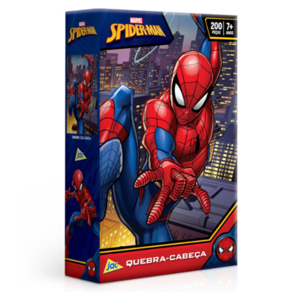 Quebra-Cabeça Spider Man 200 Peças Marvel