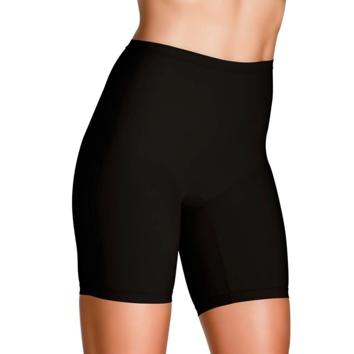 Bermuda Slim Dilady Preto Tamanho GG