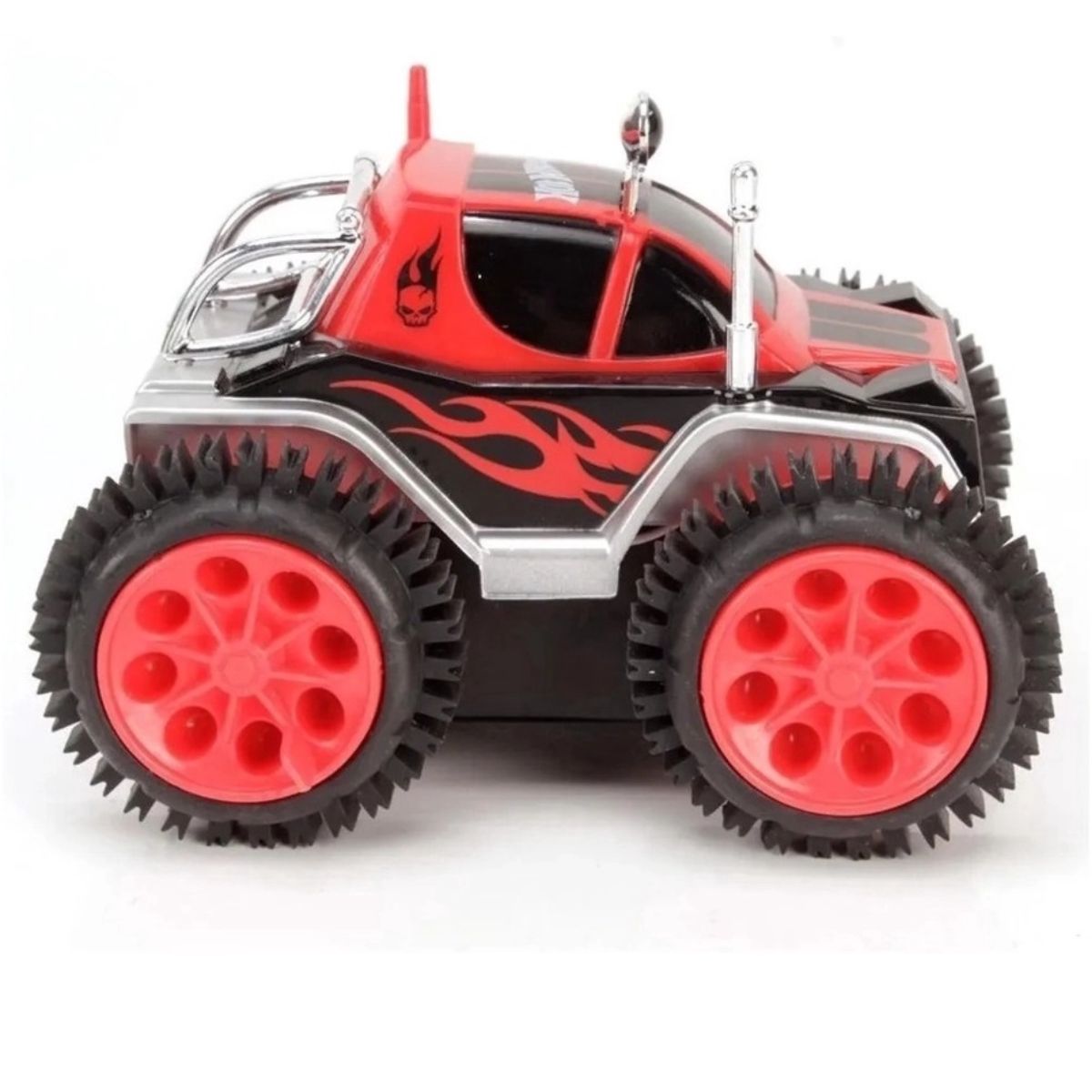 Carrinho de Controle Remoto Cambalhota Hot Wheels Candide Vermelho