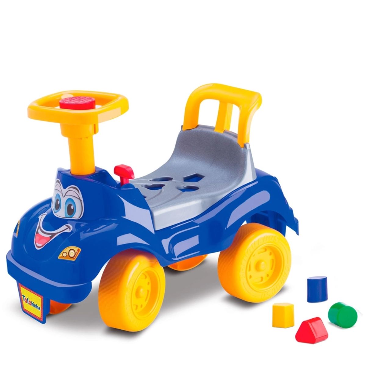 Motoca infantil triciclo de passeio totoca com pedal E kit adesivo menino  menina no Shoptime