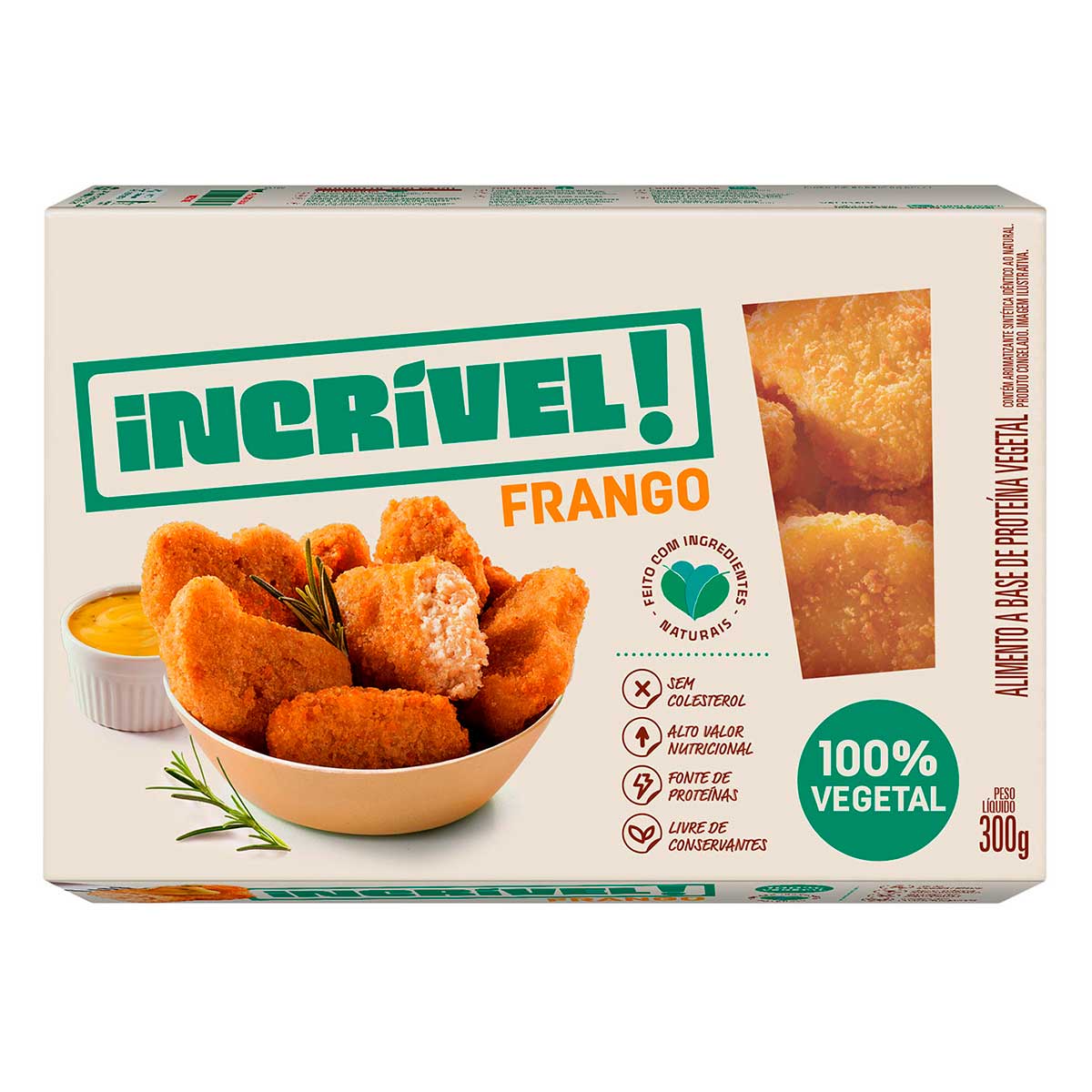 Empanado De Frango Incrível 100% Vegetal 300g