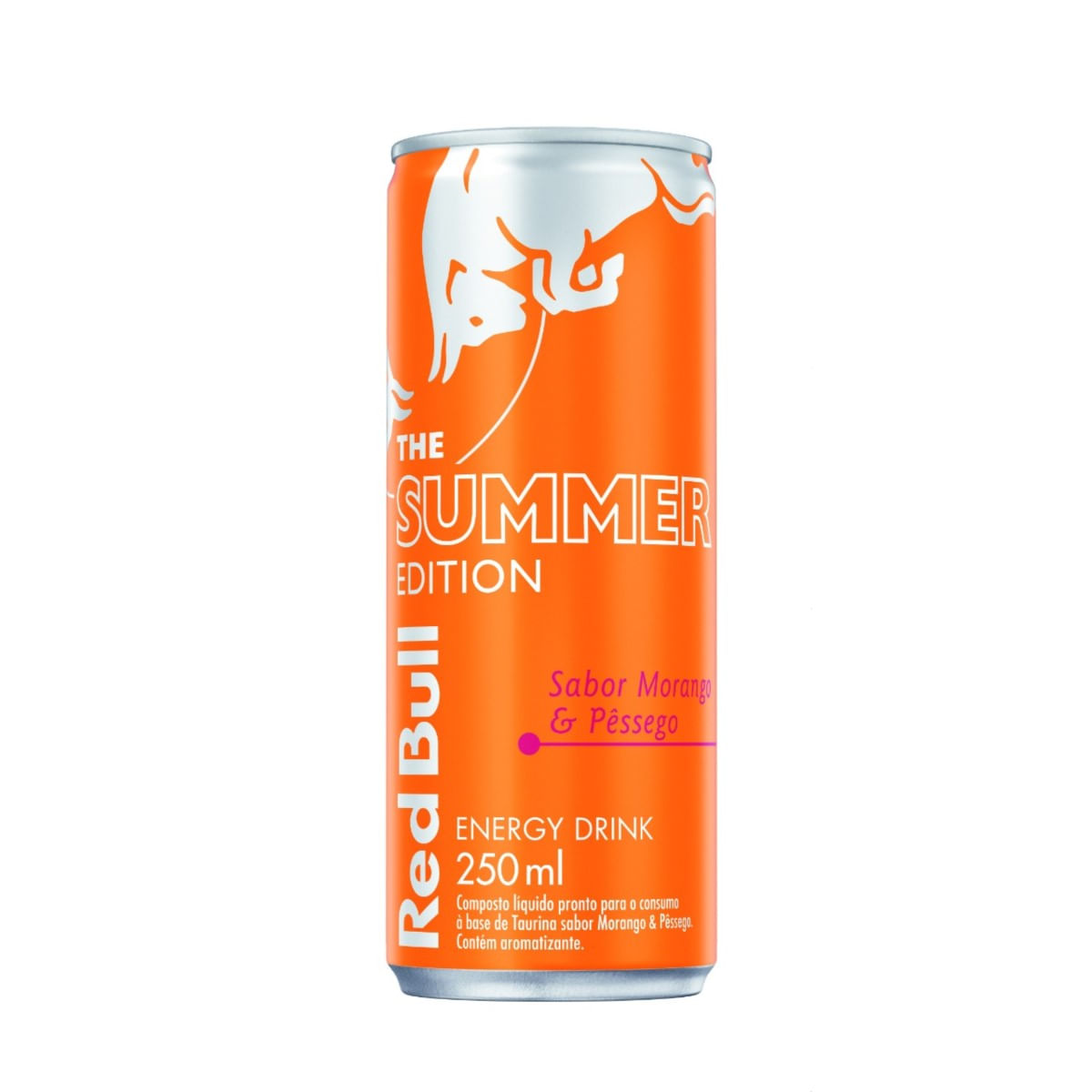 Energético Red Bull Morango e Pêssego 250ml