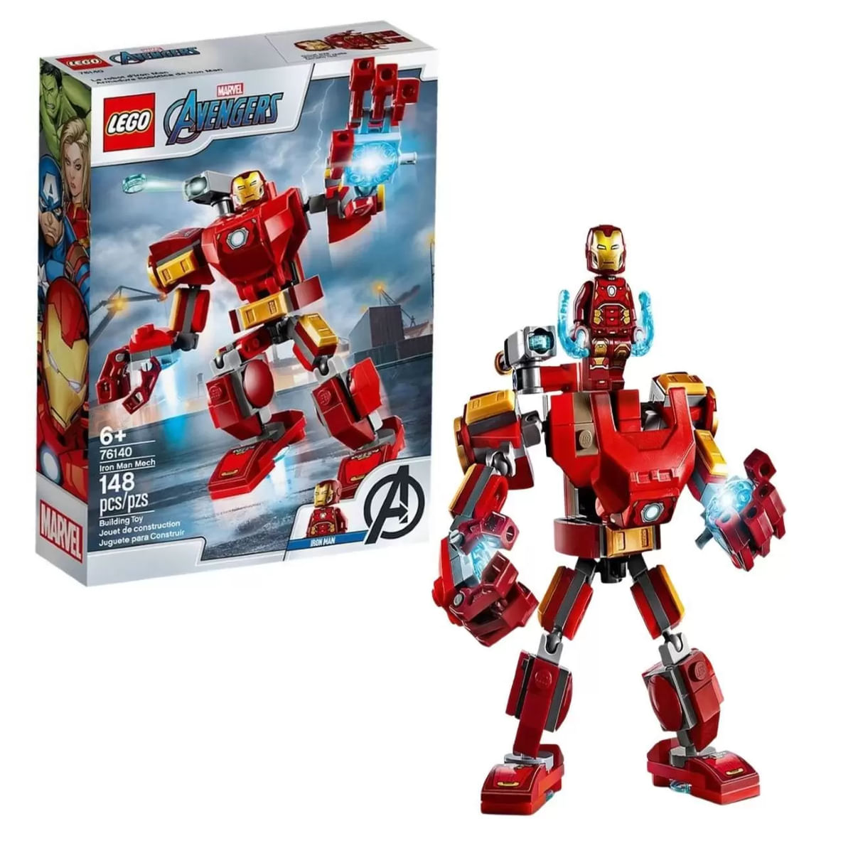 Le robot d'Iron Man 76140 LEGO® : la boîte à Prix Carrefour