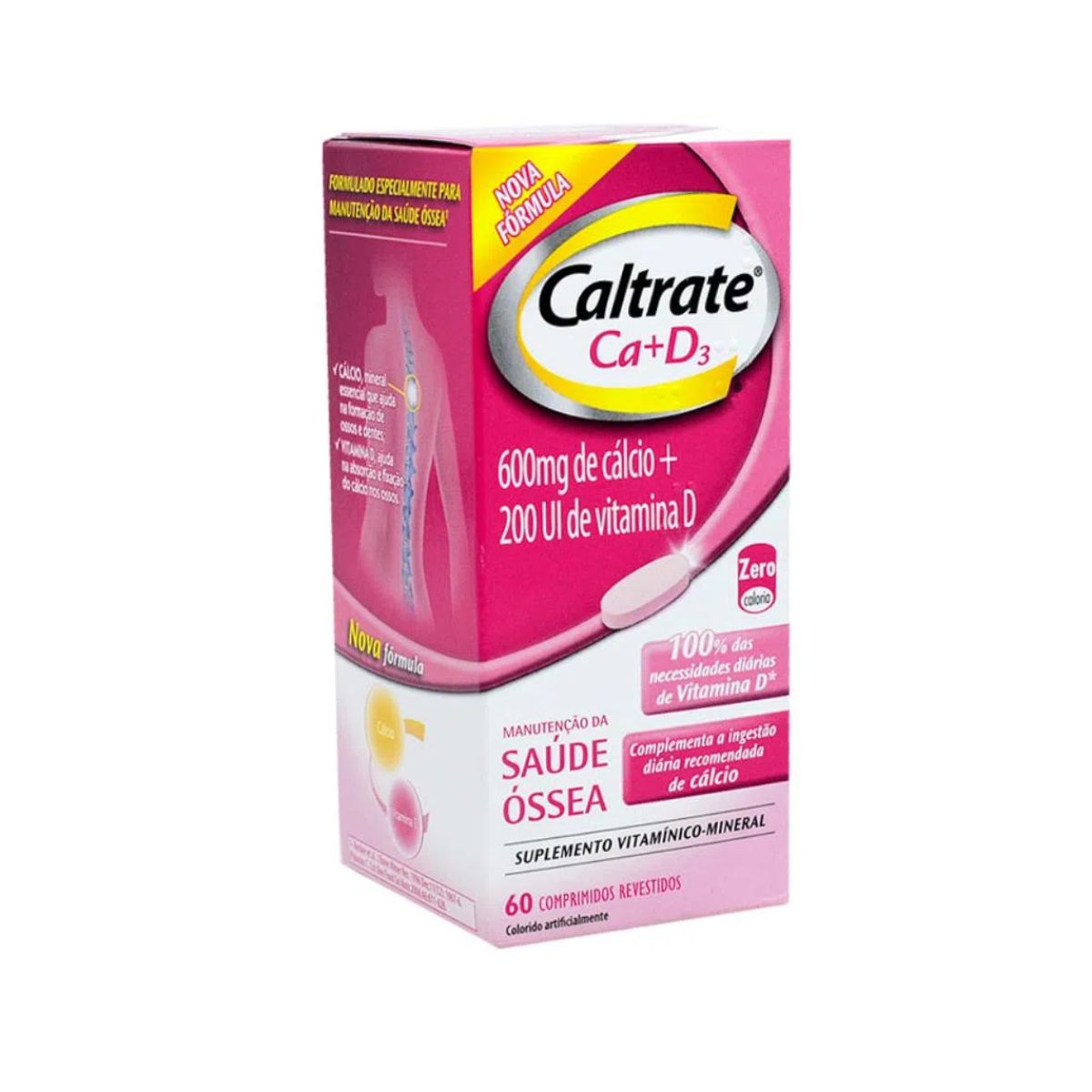 Caltrate 600 mg D3 com 60 Comprimidos