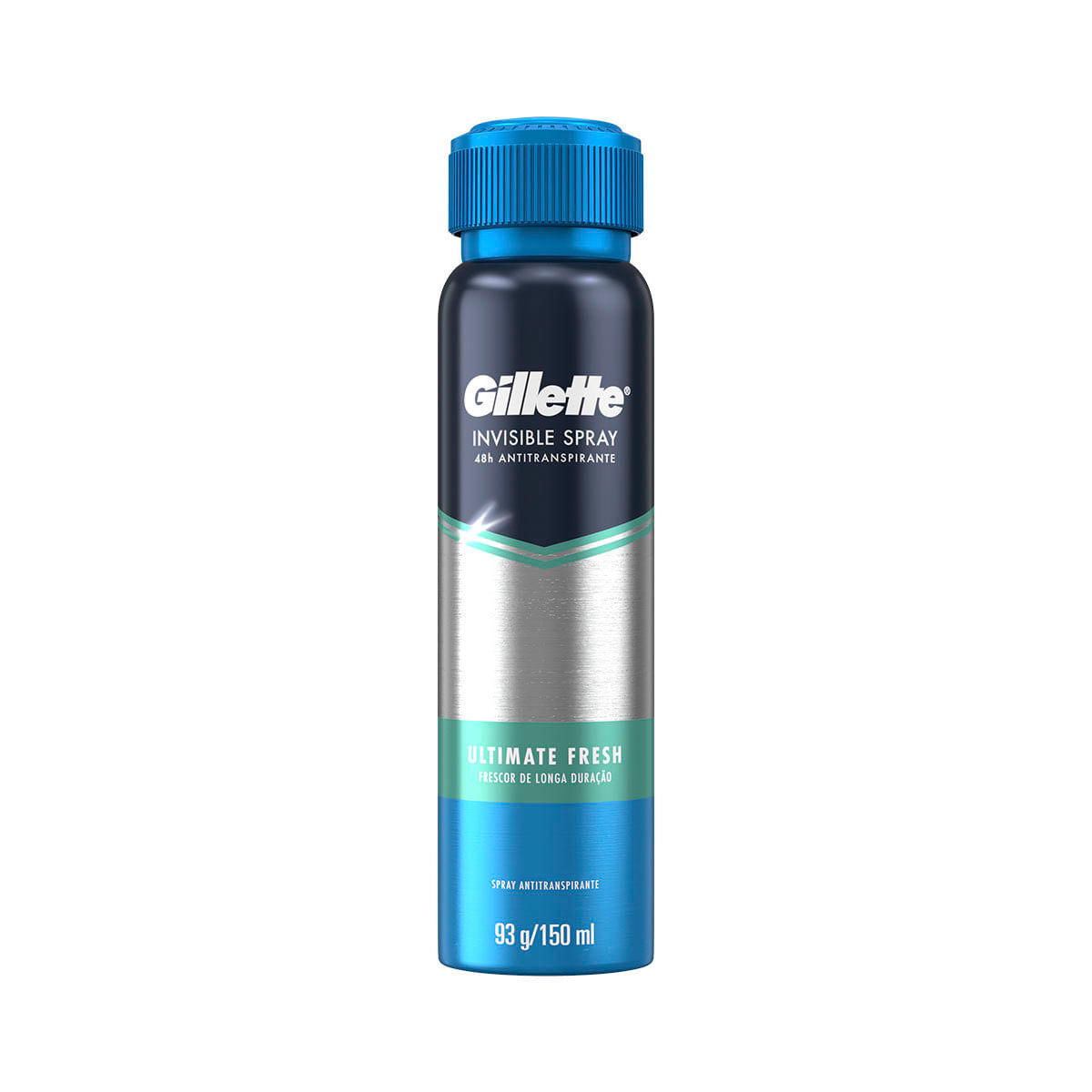5578663_Desodorante Aerosol Gillette Invisible Spray Ultimate Fresh Masculino 150ml/93g_1_Zoom