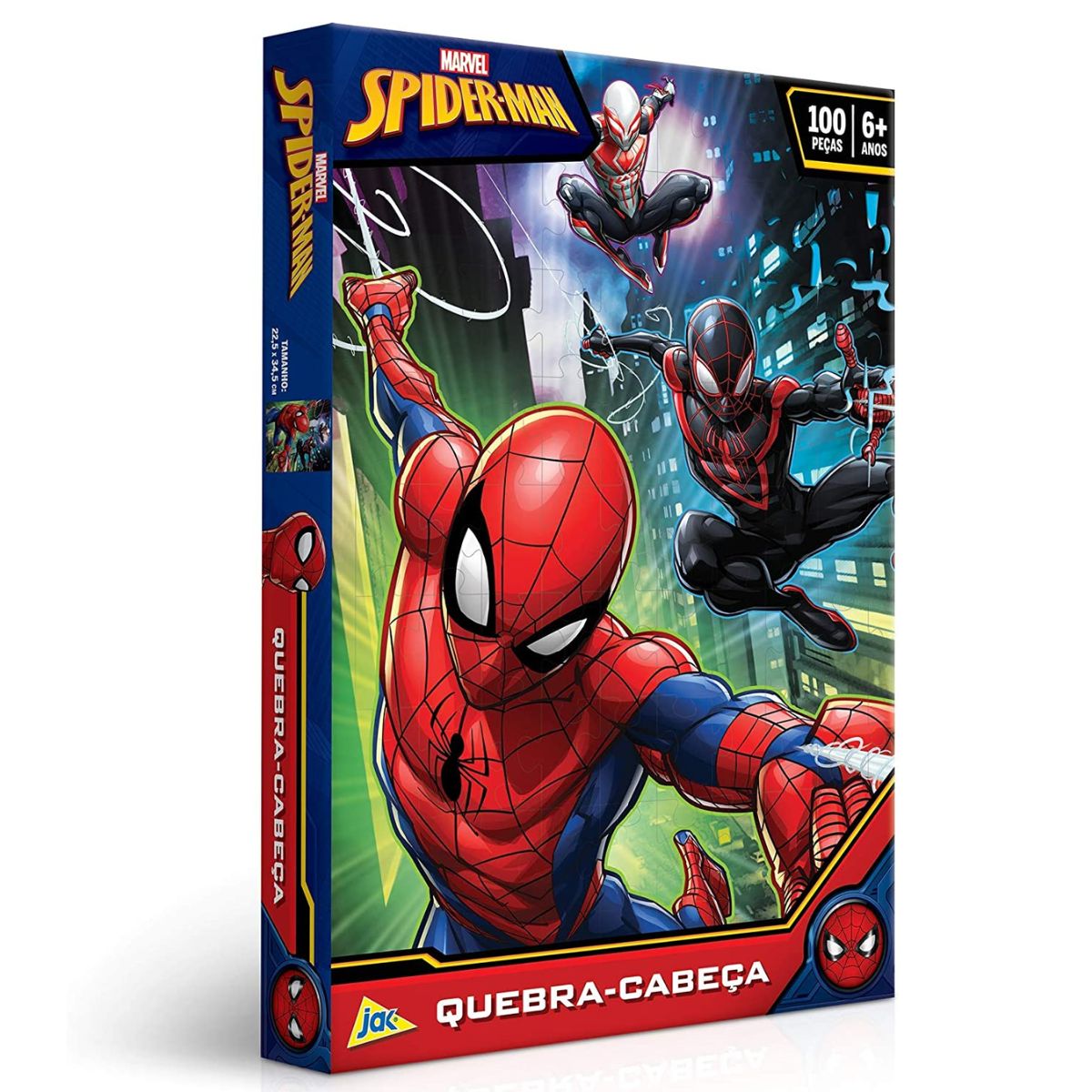 Quebra-Cabeça Spider-Man 100 Peças Toyster 2395
