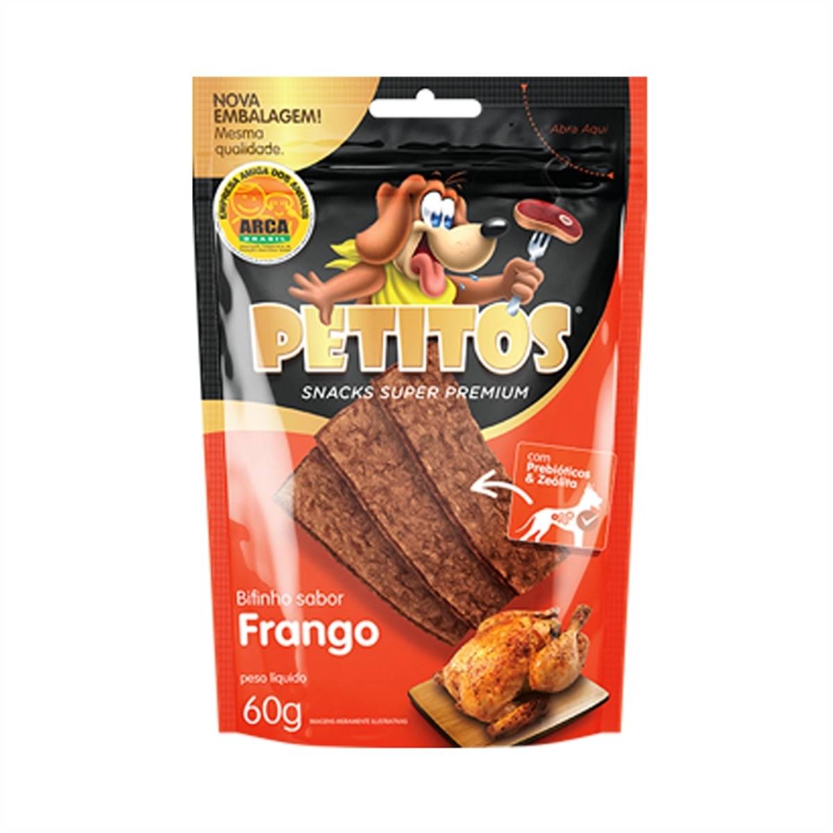 Bifinho para Cães  Petitos Sabor Frango 60 g