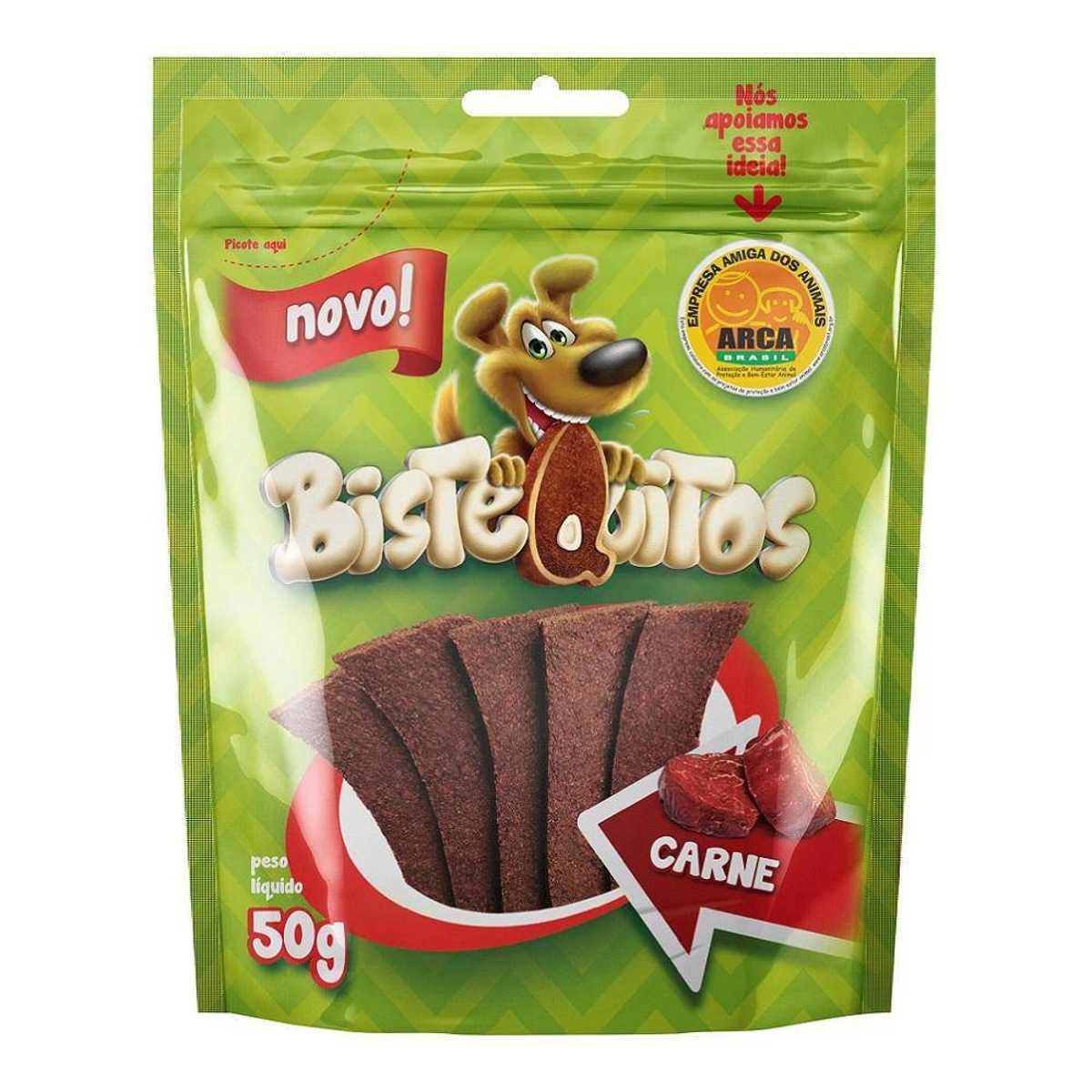 Bifinho para Cães Petitos Bistequitos Sabor Carne 50 g